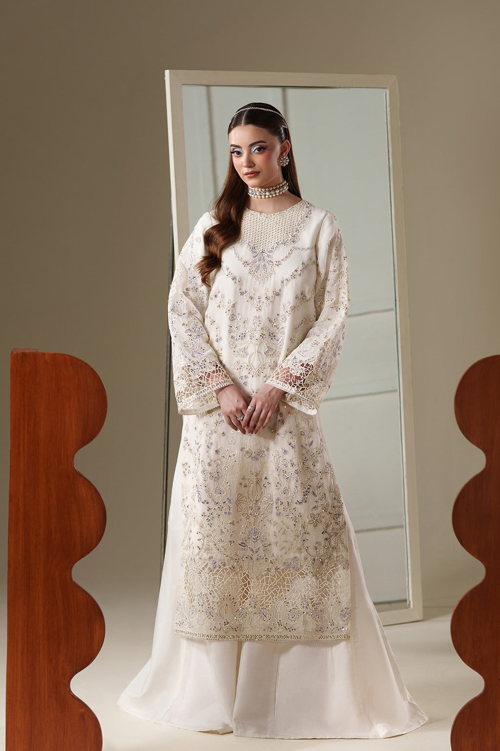 ELOSIE Raw Silk Pakistani Formal Dresses - Emaan Adeel - 4