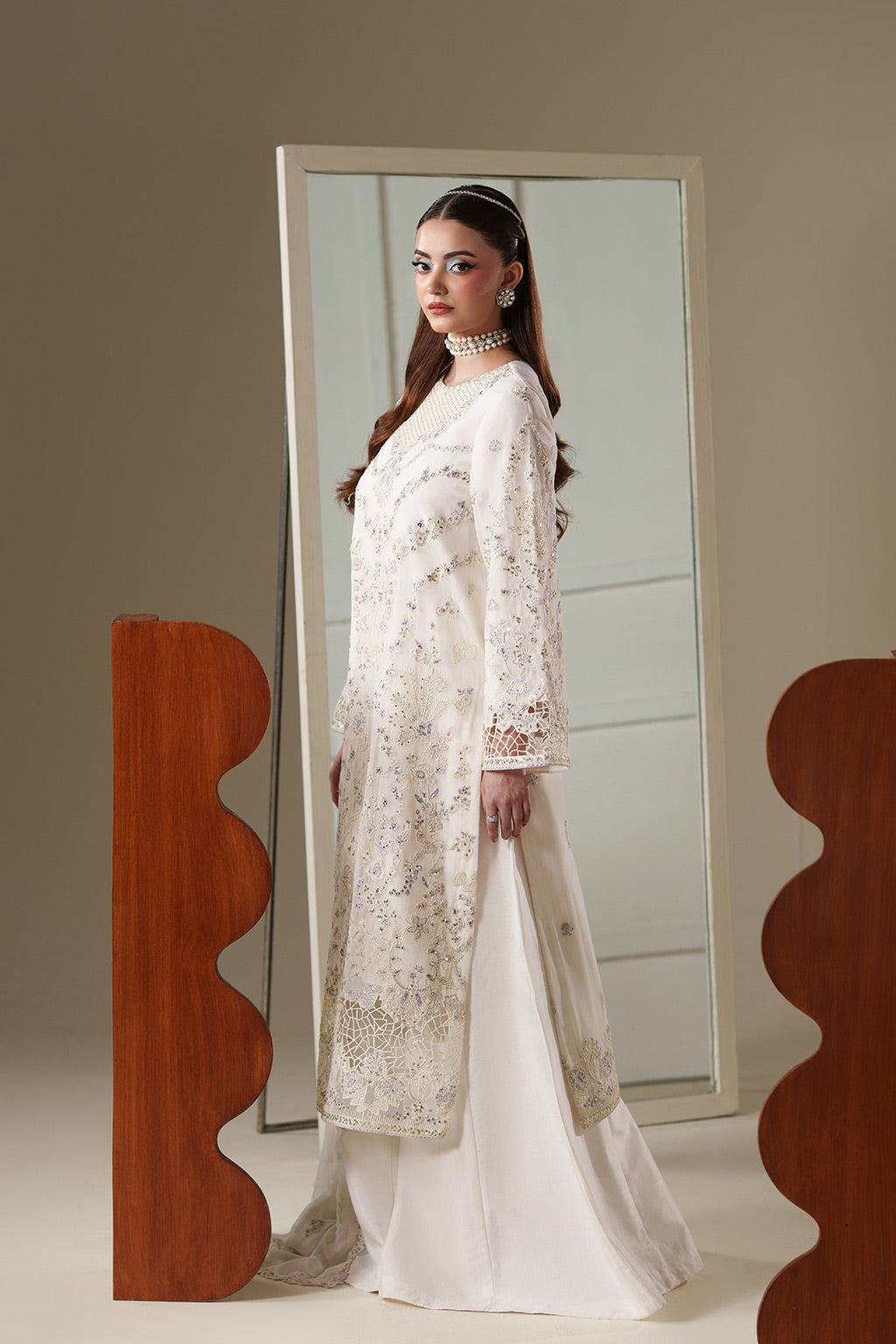 ELOSIE Raw Silk Pakistani Formal Dresses - Emaan Adeel - 3