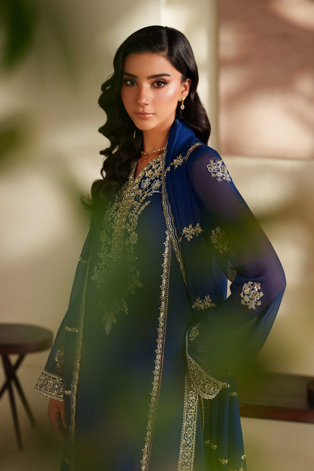 Sahar Chiffon Pakistani Formal Dresses - Akbar Aslam - 6