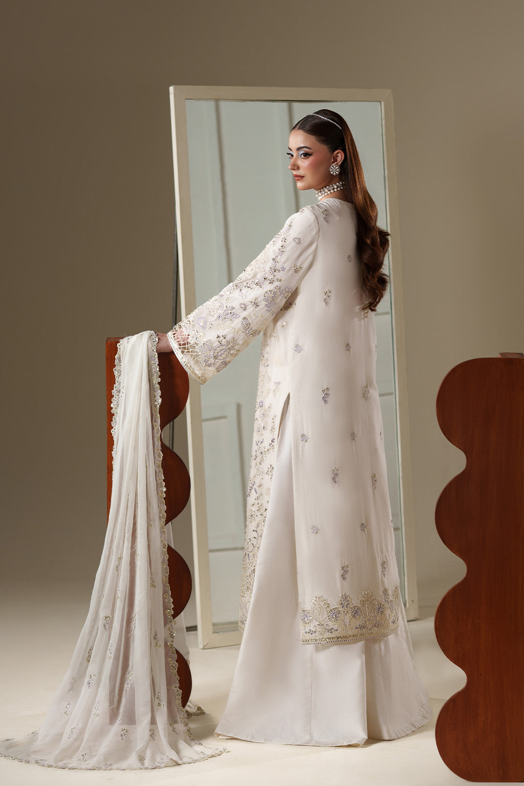 ELOSIE Raw Silk Pakistani Formal Dresses - Emaan Adeel - 2