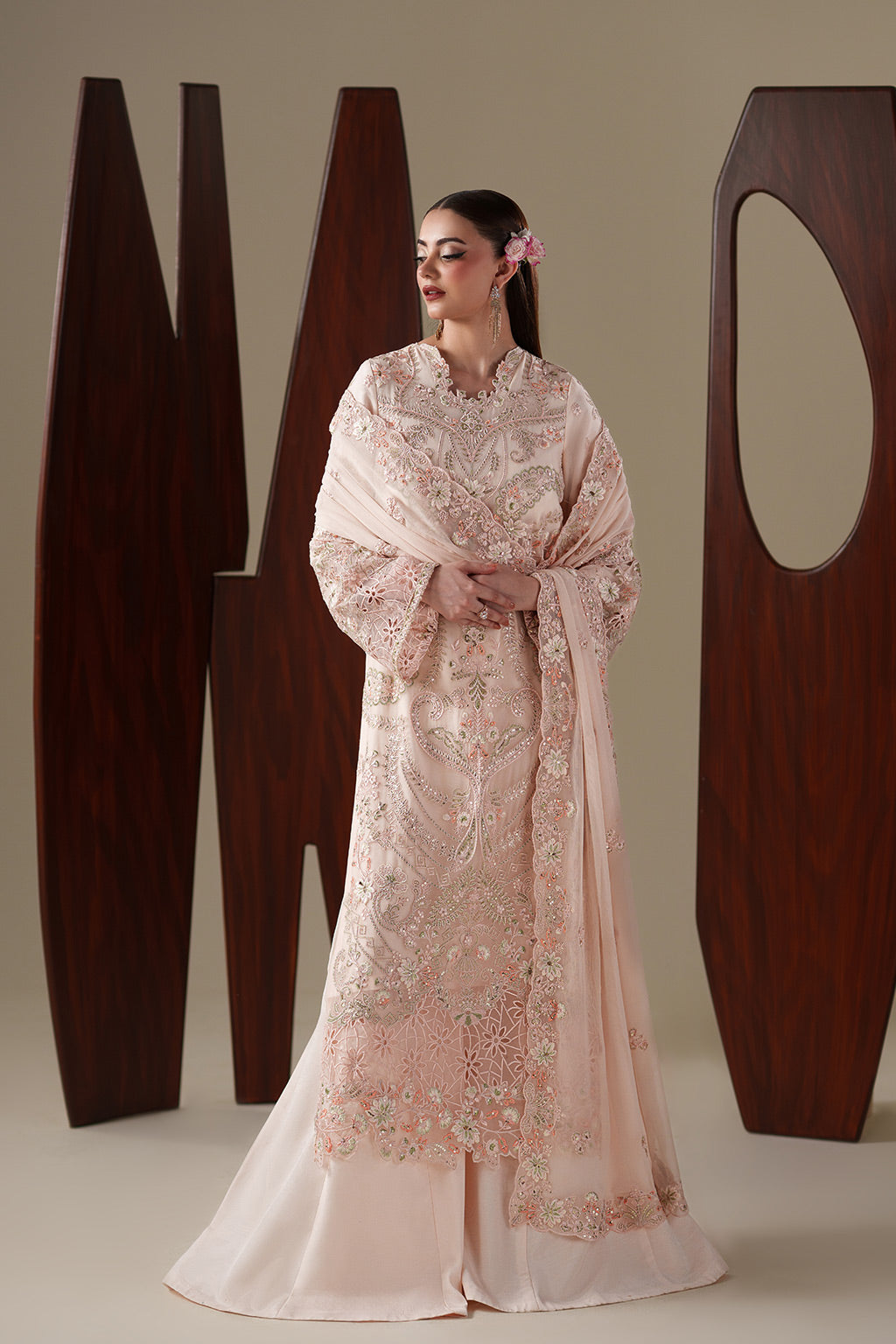 LUMI Raw Silk Pakistani Formal Dresses - Emaan Adeel - 4