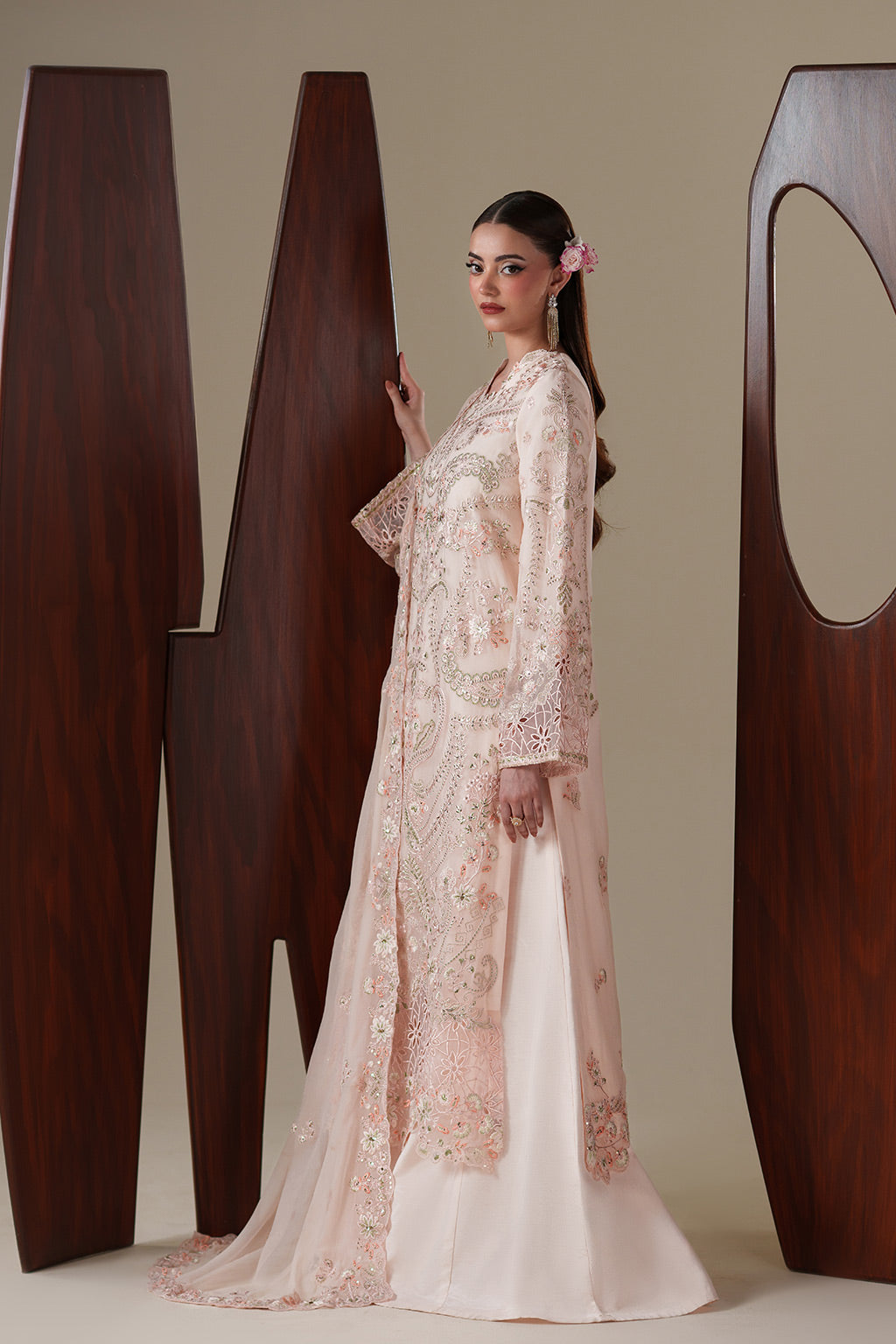 LUMI Raw Silk Pakistani Formal Dresses - Emaan Adeel - 3