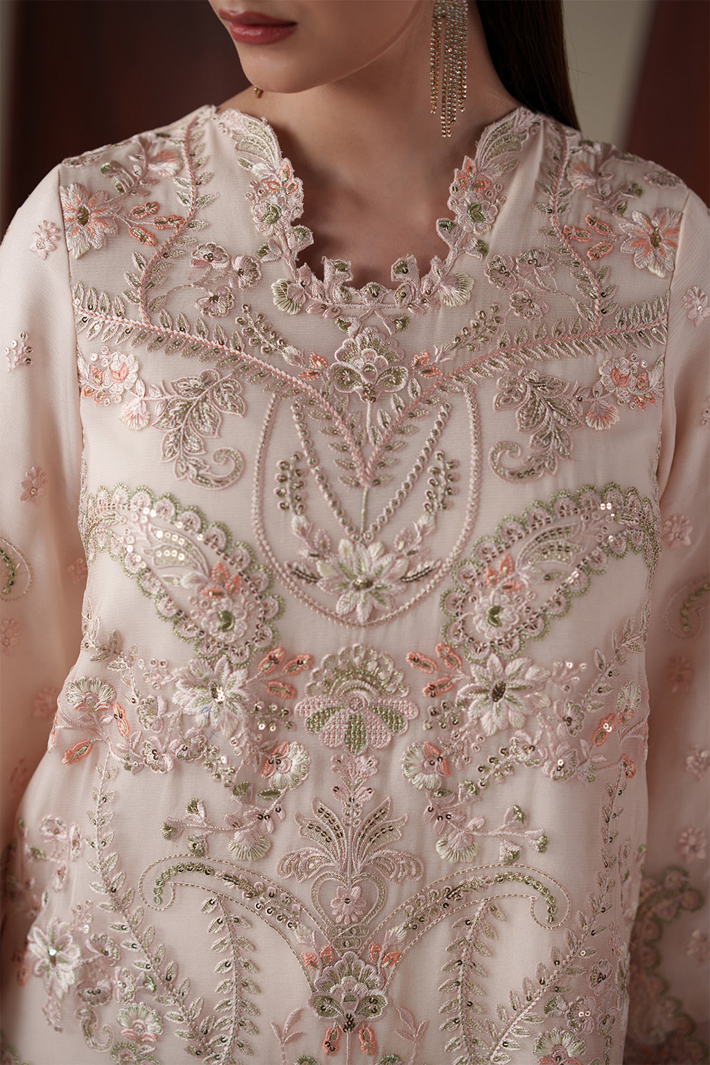 LUMI Raw Silk Pakistani Formal Dresses - Emaan Adeel - 8