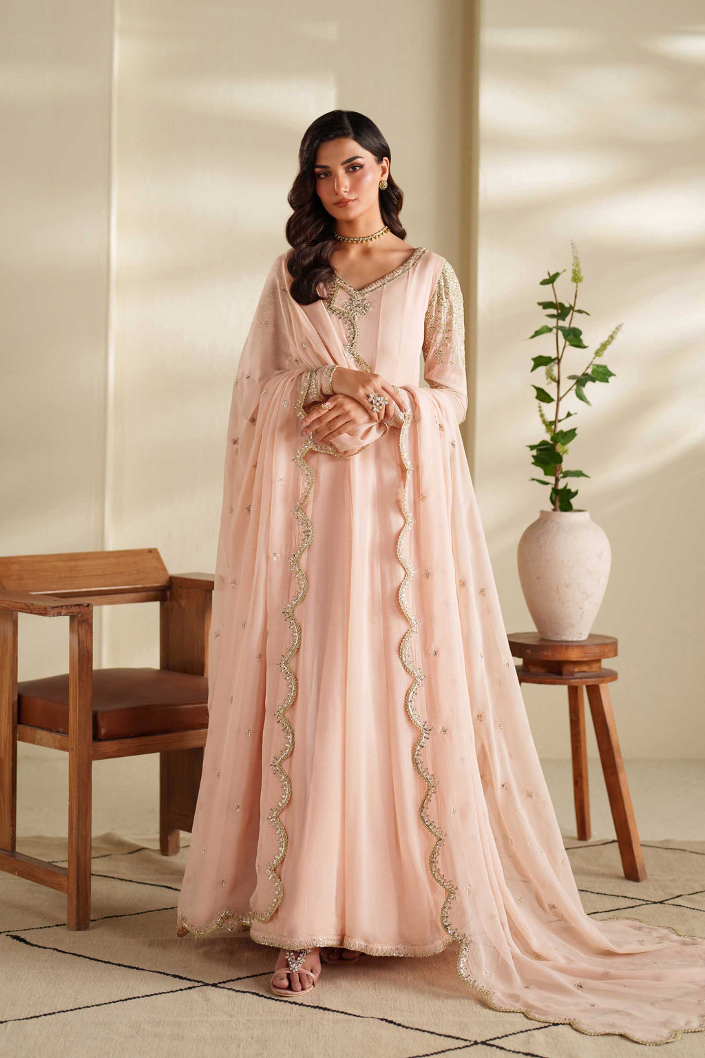 Nazie Chiffon Pakistani Summer Dresses - Akbar Aslam - 2