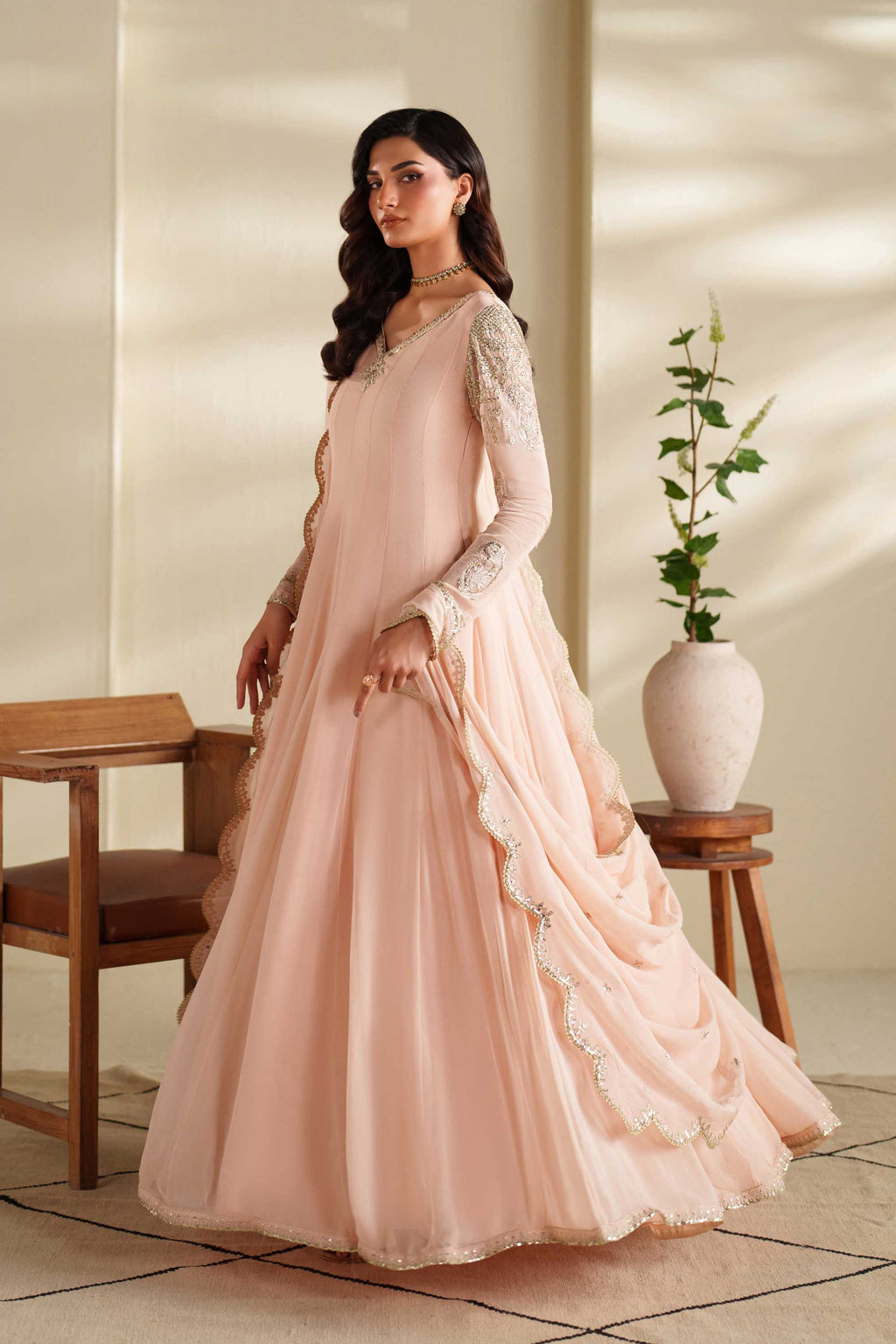Nazie Chiffon Pakistani Summer Dresses - Akbar Aslam - 3