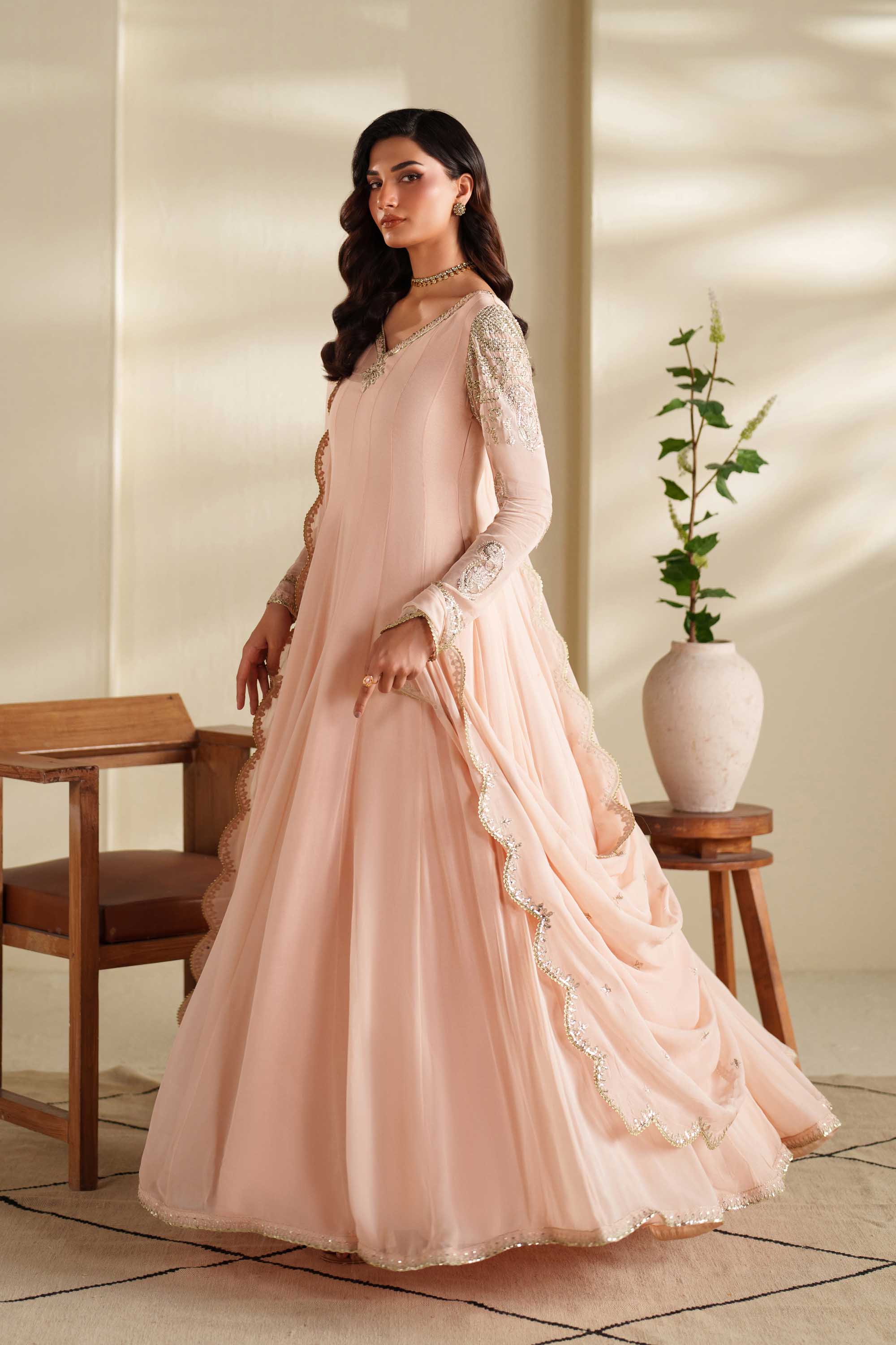 Nazie Chiffon Pakistani Summer Dresses - Akbar Aslam - 3