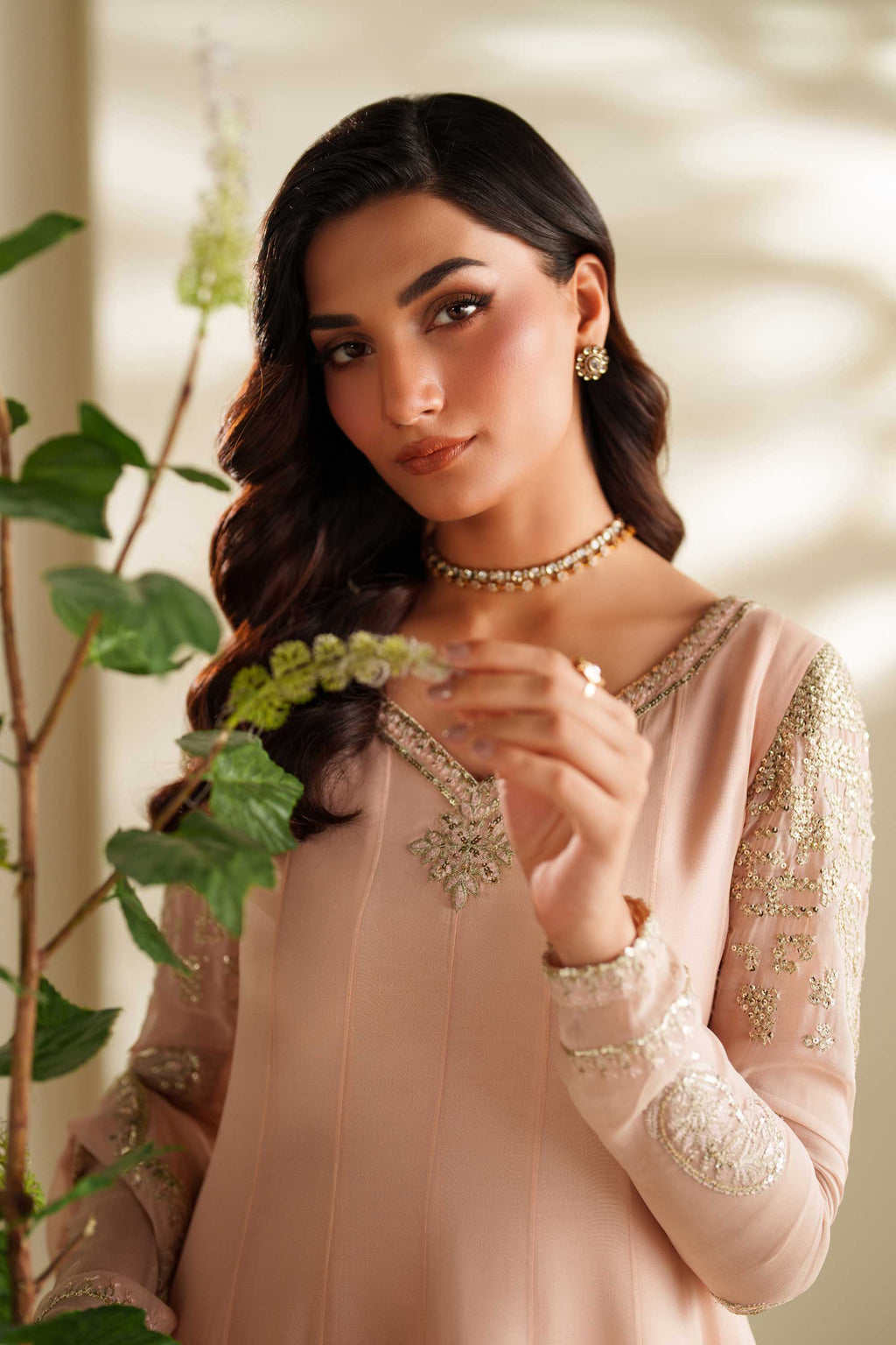 Nazie Chiffon Pakistani Summer Dresses - Akbar Aslam - 5