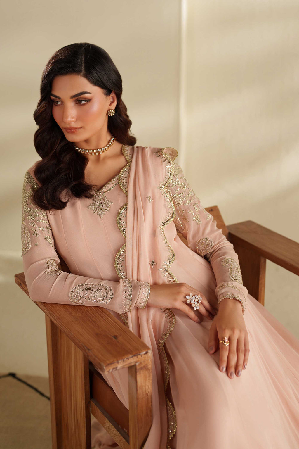 Nazie Chiffon Pakistani Summer Dresses - Akbar Aslam - 7