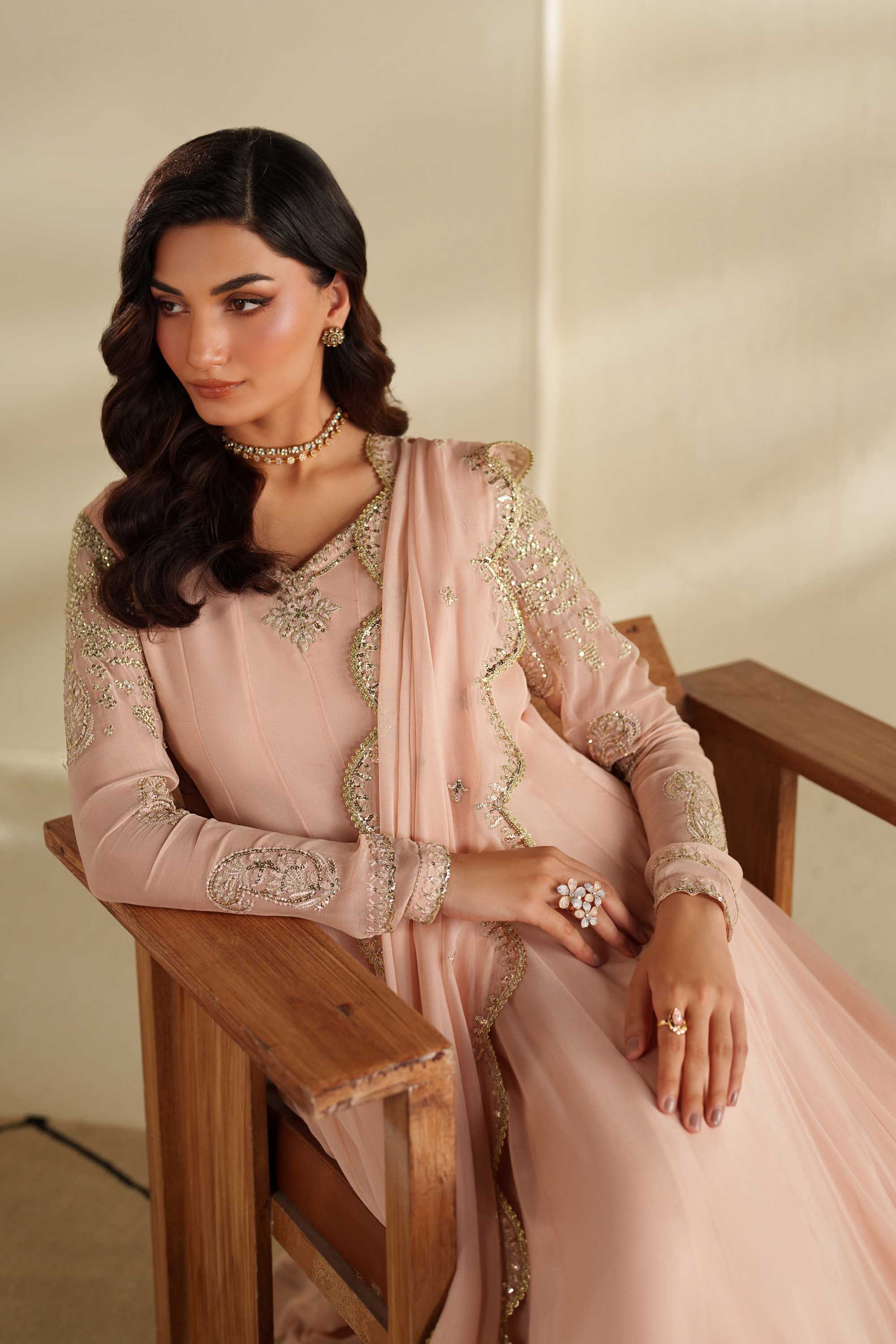 Nazie Chiffon Pakistani Summer Dresses - Akbar Aslam - 7