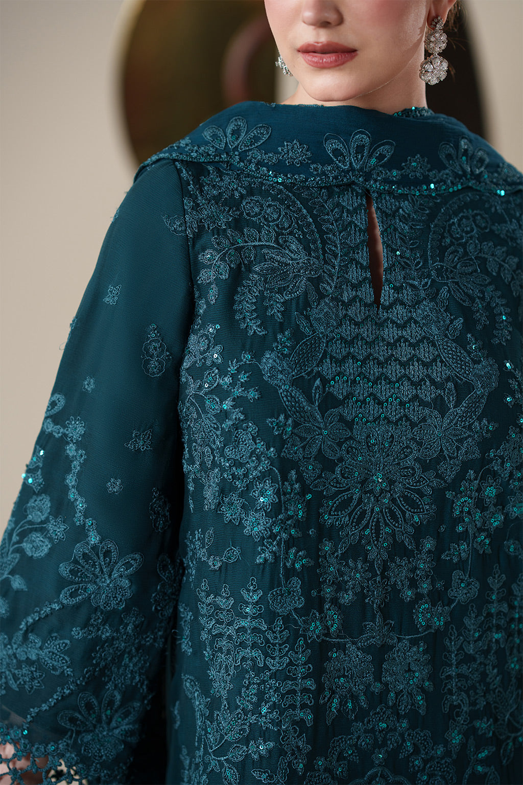 EIRA Raw Silk Pakistani Formal Dresses - Emaan Adeel - 8