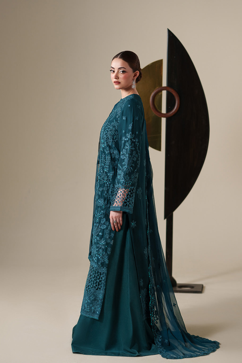 EIRA Raw Silk Pakistani Formal Dresses - Emaan Adeel - 3