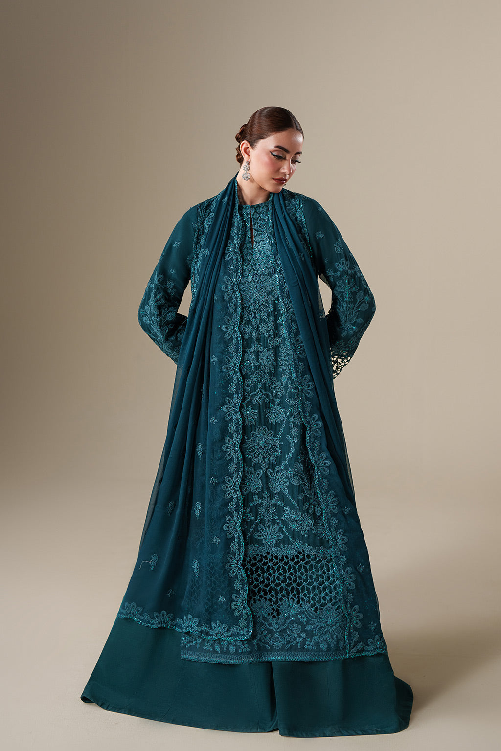 EIRA Raw Silk Pakistani Formal Dresses - Emaan Adeel - 5