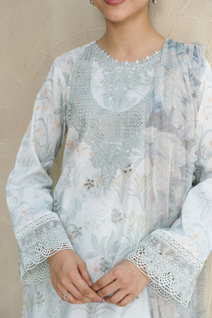 DILARA (AF-04) Chiffon Pakistani Summer Dresses - aabyaan - 3