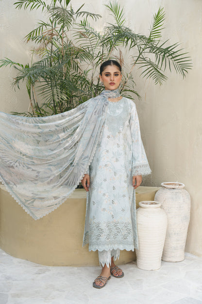 DILARA (AF-04) Chiffon Pakistani Summer Dresses - aabyaan - 6