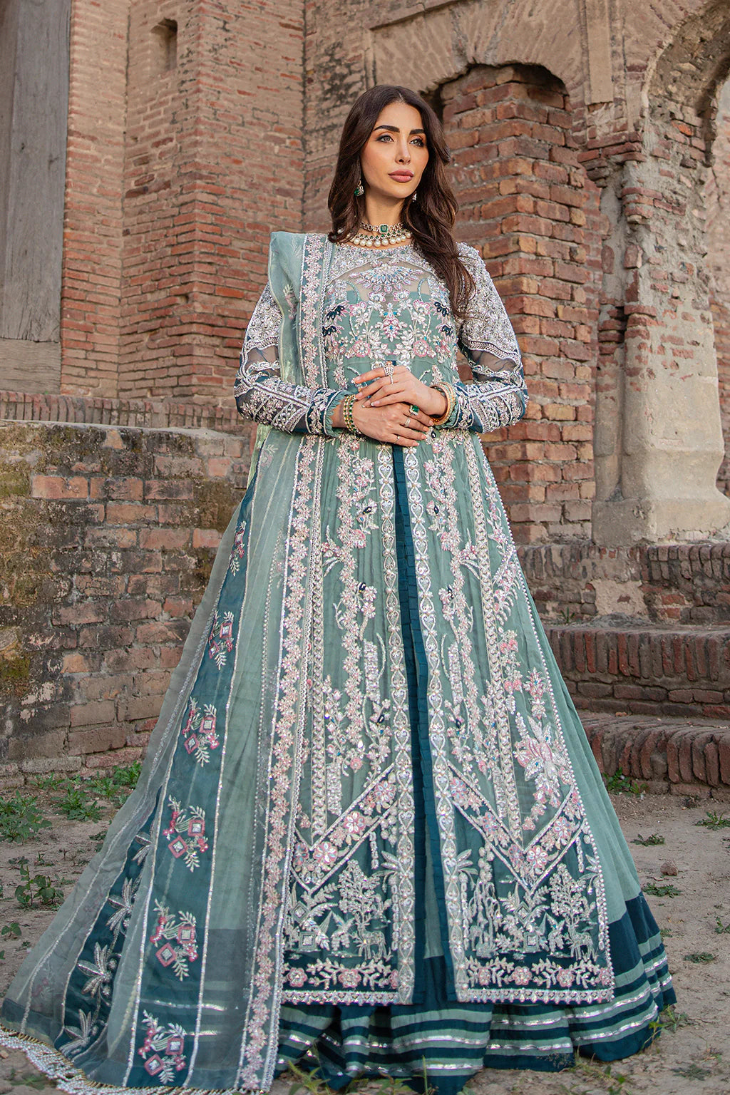 Emery Raw Silk Pakistani Formal Dresses