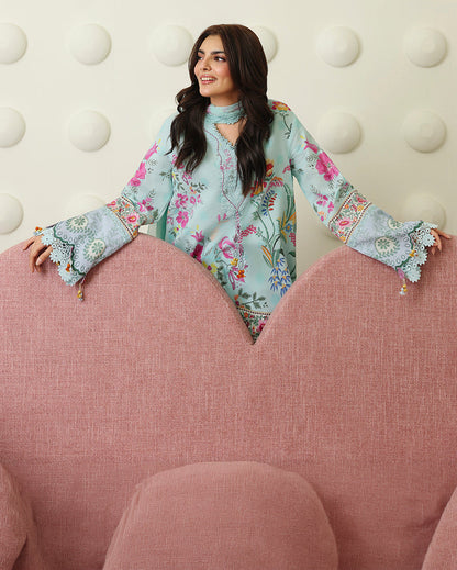 Delft Bloom Organza Women Clothing - Roheenaz - 4