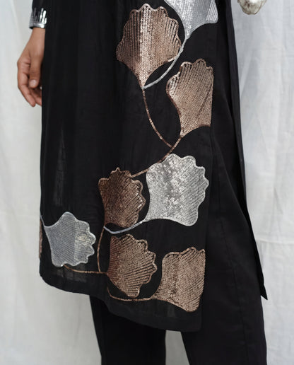 Elegant Black Premium Fabric Pakistani Summer Dresses - Sahiba-clothing - 5