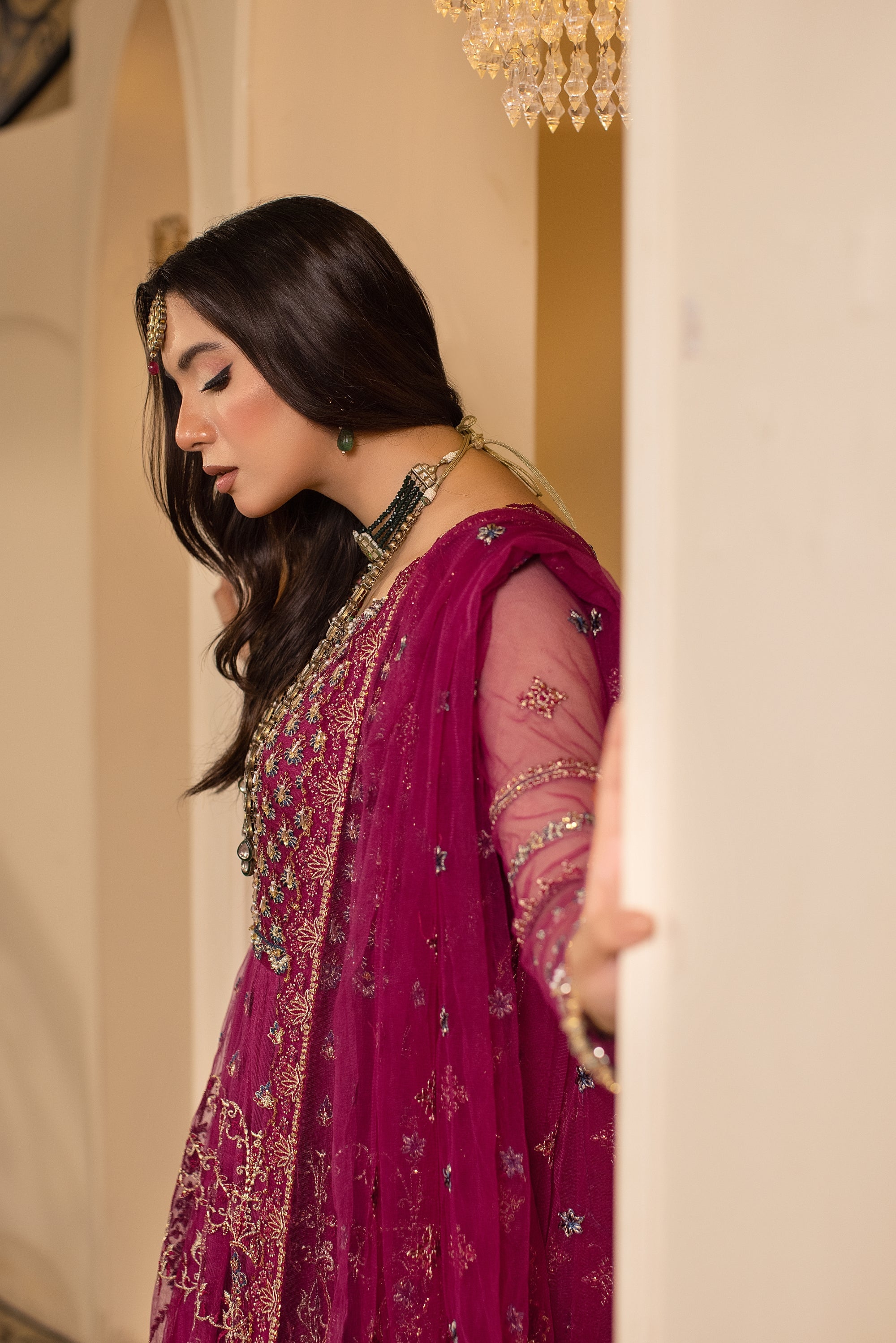 Empressa Raw Silk Pakistani Formal Dresses - Sidra Aleem - 4