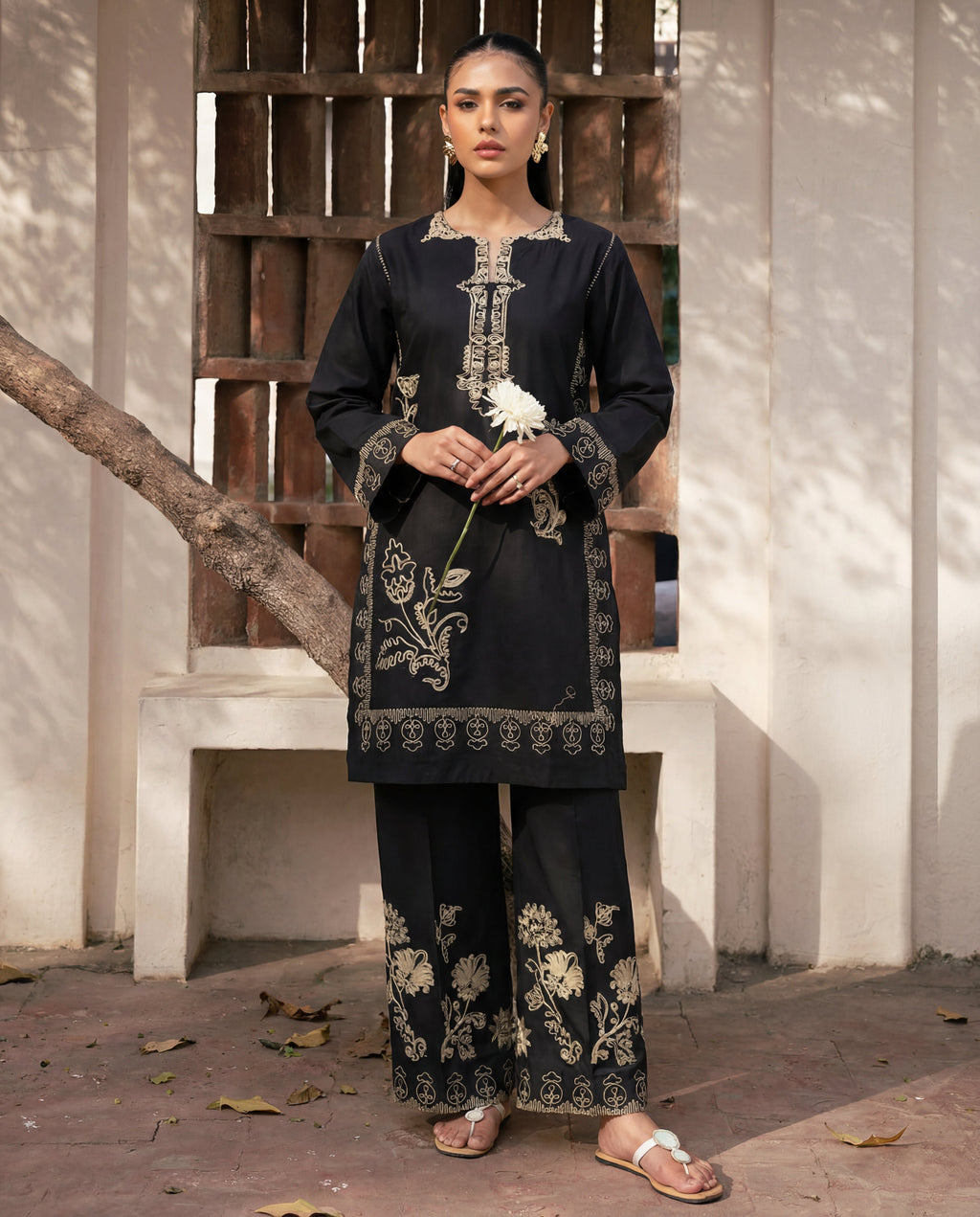 Falak Premium Fabric Pakistani Summer Dresses - Sahiba-clothing - 1