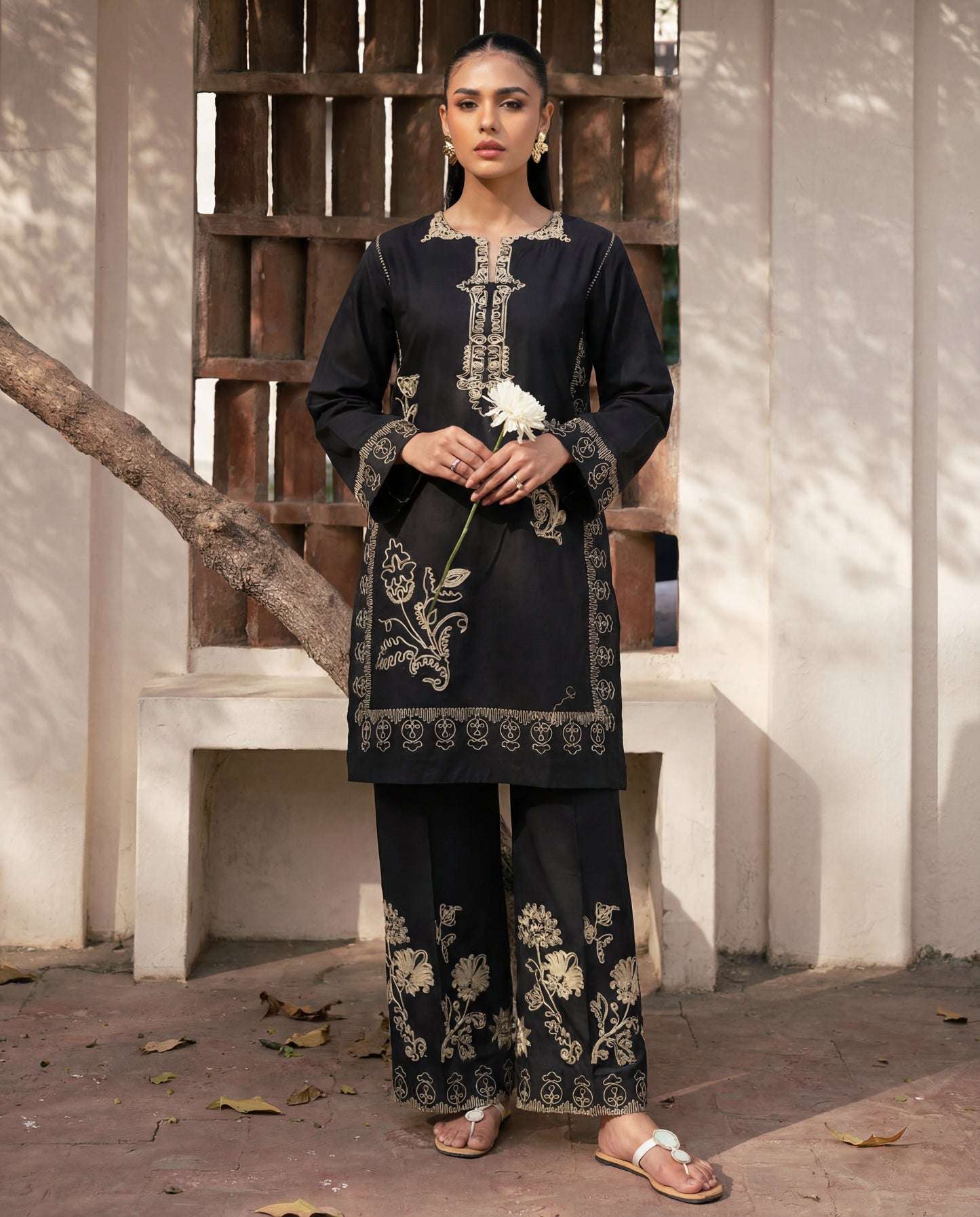 Falak Premium Fabric Pakistani Summer Dresses - Sahiba-clothing - 1