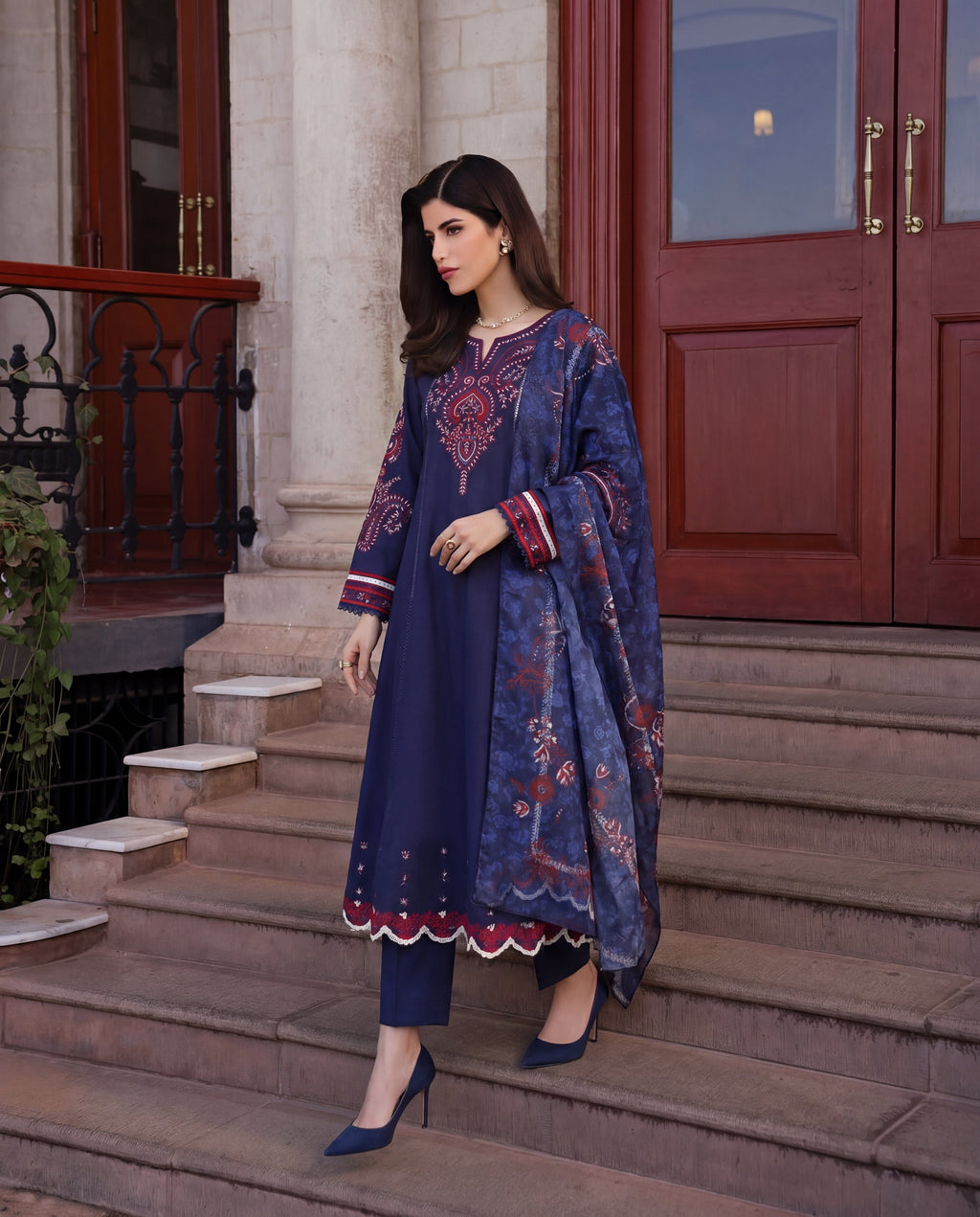Feeha Premium Fabric Pakistani Summer Dresses - Sahiba-clothing - 5