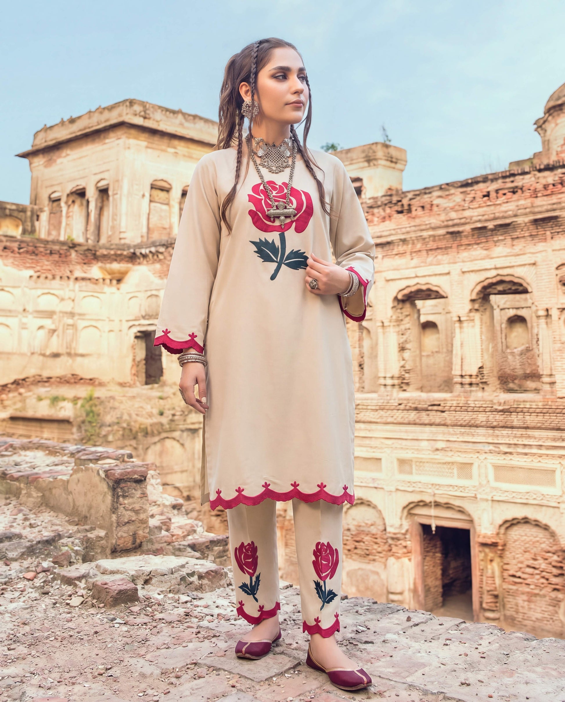 Blossom Premium Fabric Pakistani Summer Dresses - Sahiba-clothing - 1