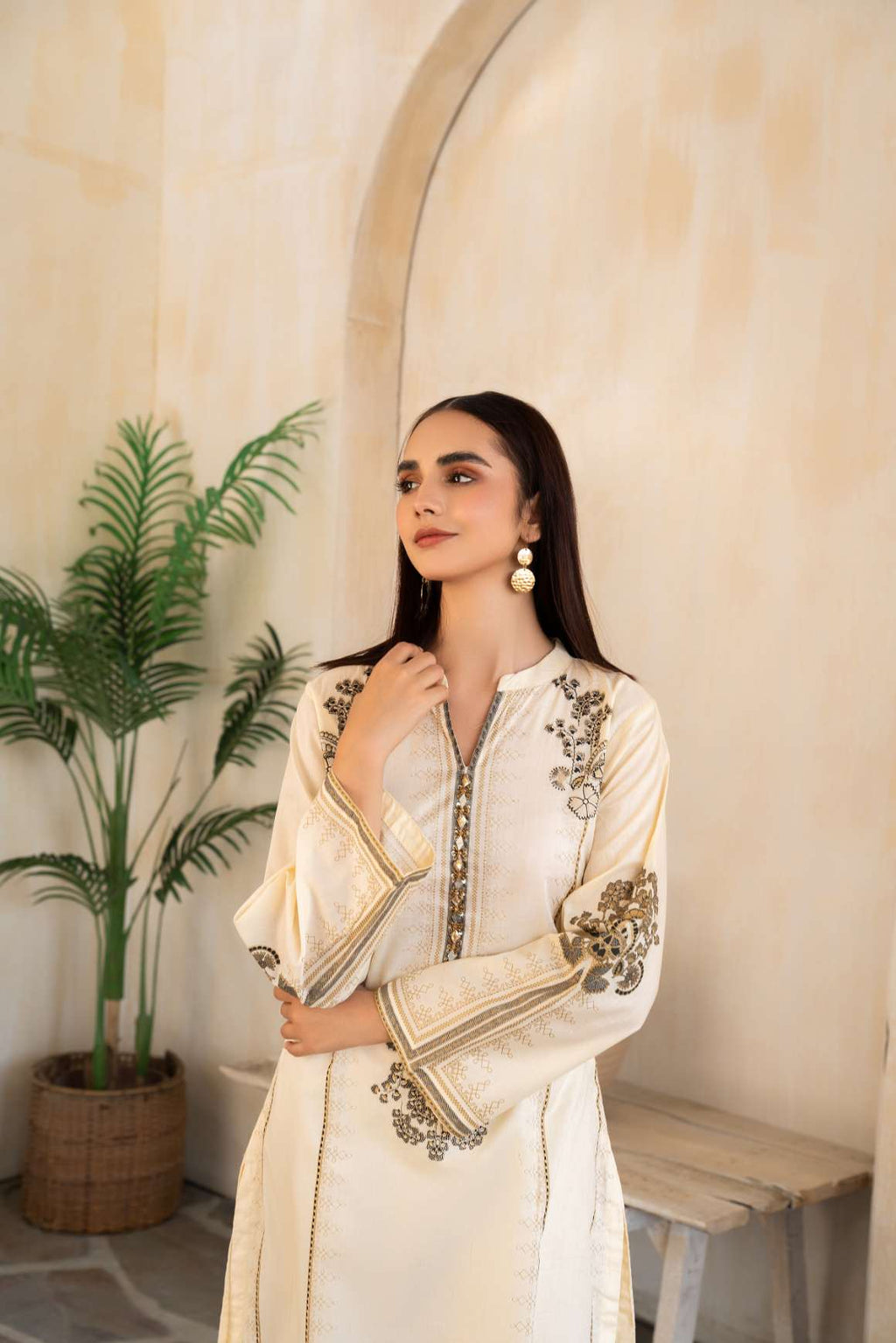 Cottage Premium Fabric Pakistani Summer Dresses - Sahiba-clothing - 4