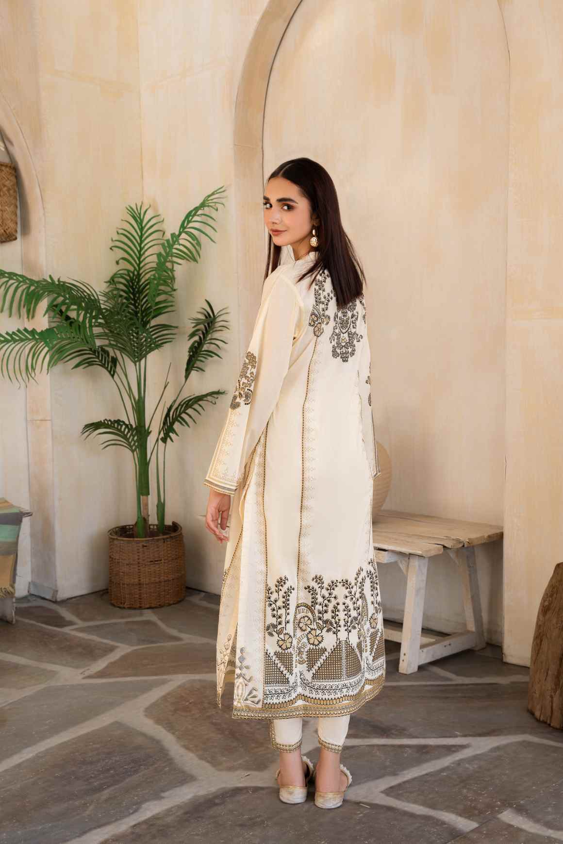 Cottage Premium Fabric Pakistani Summer Dresses - Sahiba-clothing - 3