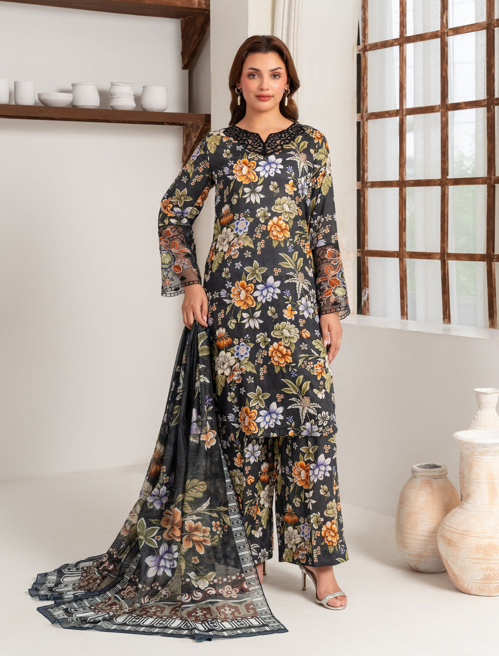 Nysa Premium Fabric Pakistani Summer Dresses - Sahiba-clothing - 1