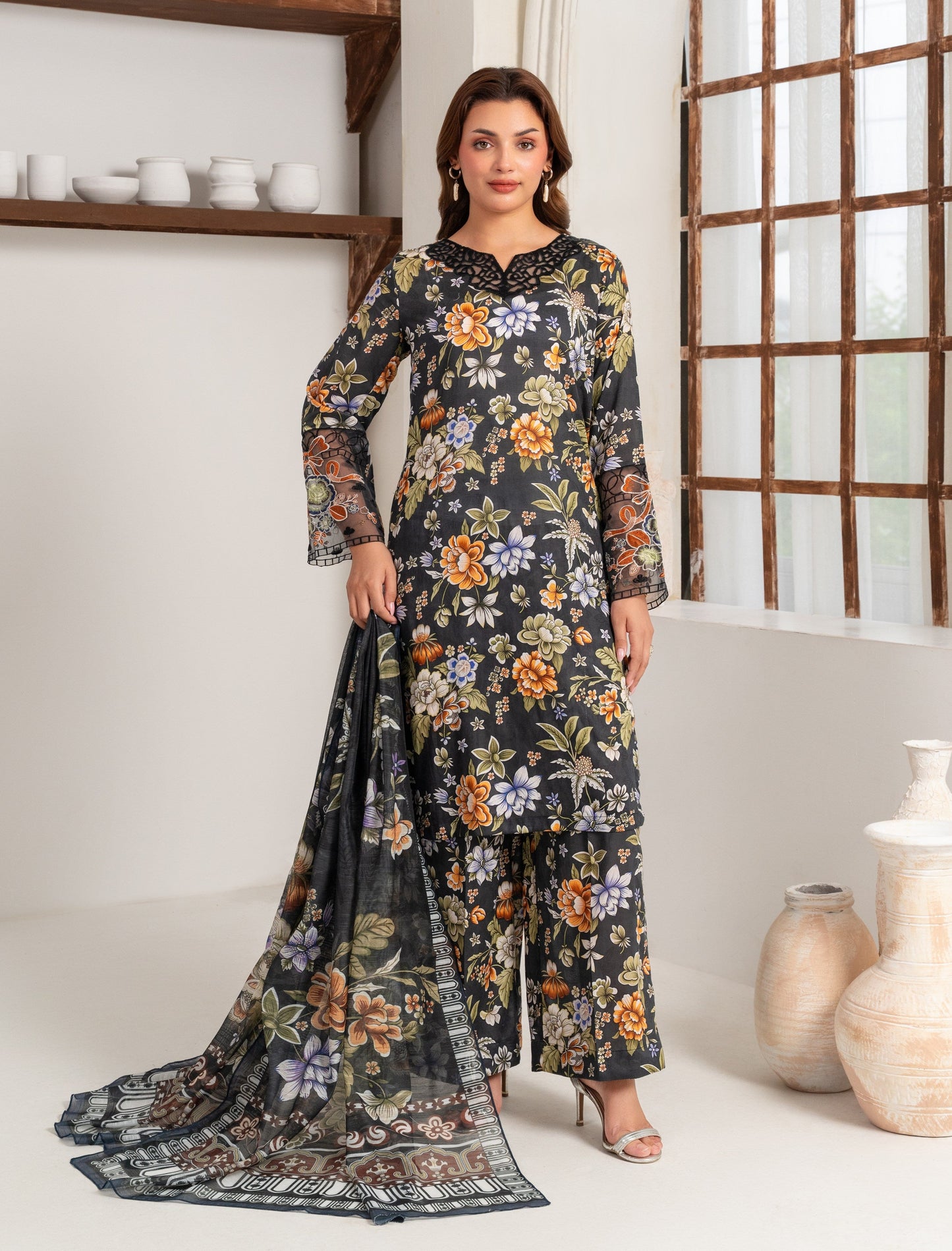 Nysa Premium Fabric Pakistani Summer Dresses - Sahiba-clothing - 1