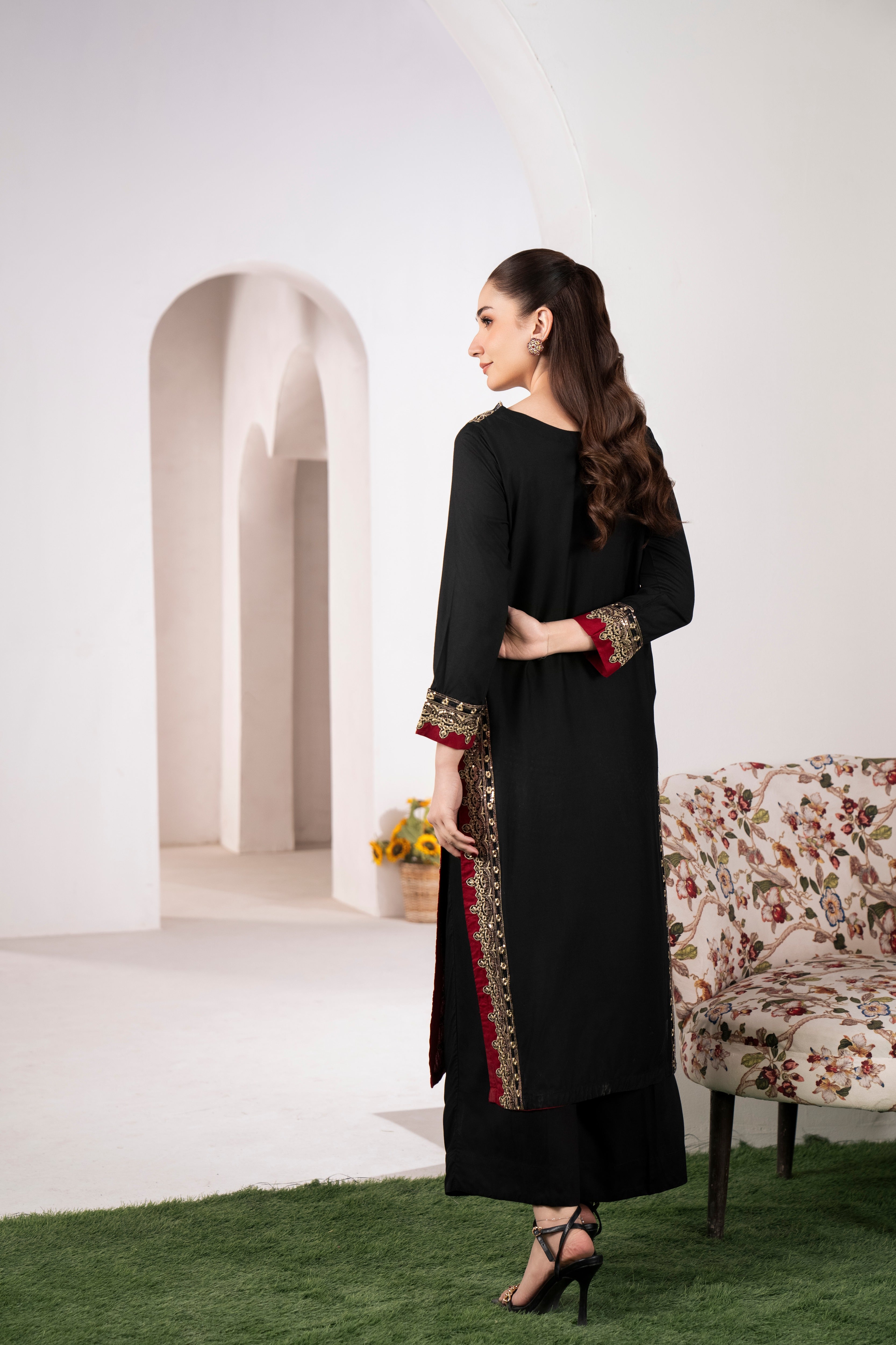 Mashal Lawn Lawn Pakistani Summer Dresses - Sahiba-clothing - 6