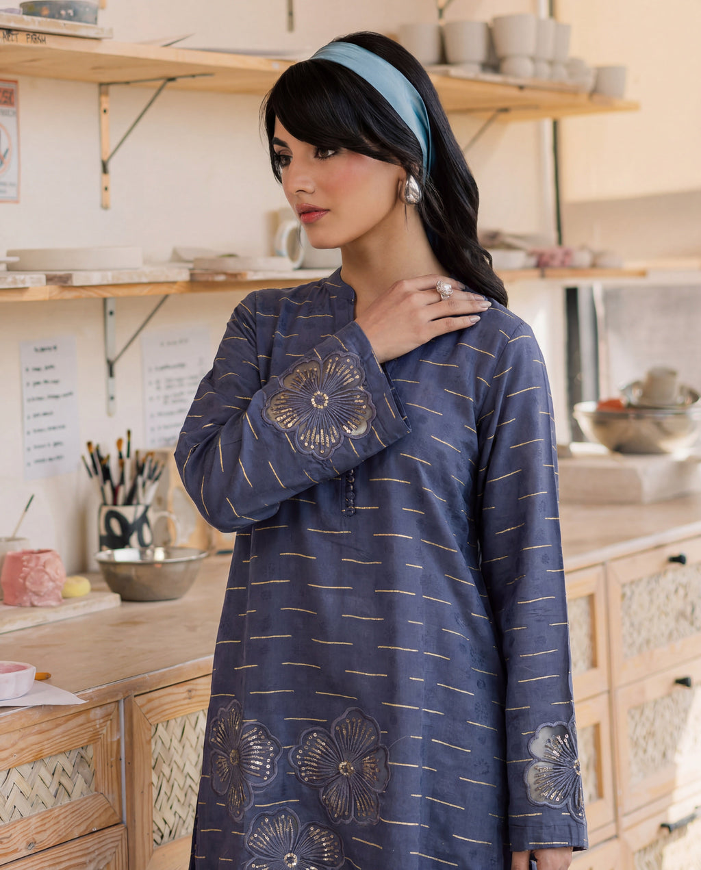 Aria Premium Fabric Pakistani Summer Dresses - Sahiba-clothing - 5