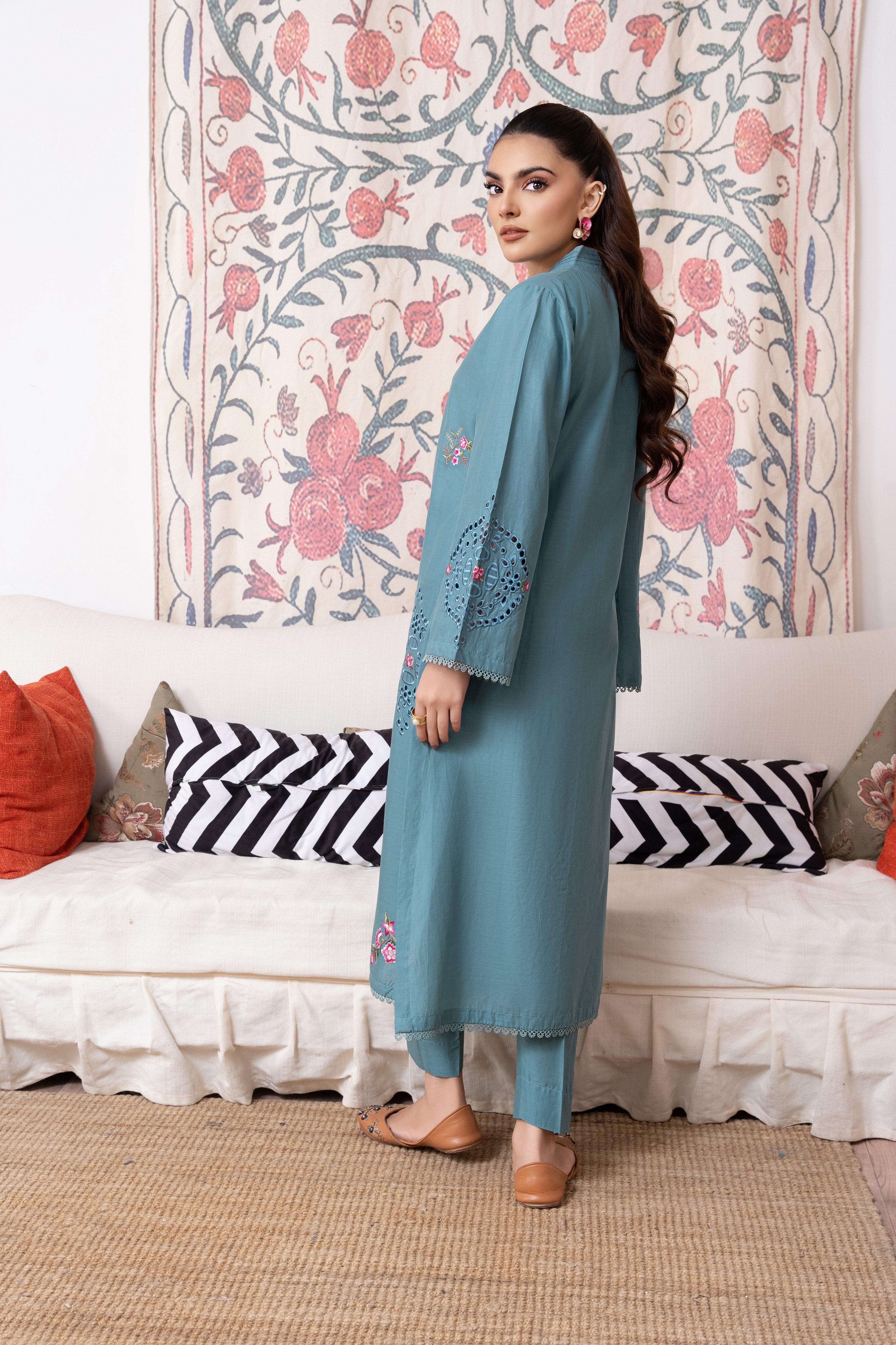 Wave Premium Fabric Pakistani Summer Dresses - Sahiba-clothing - 3