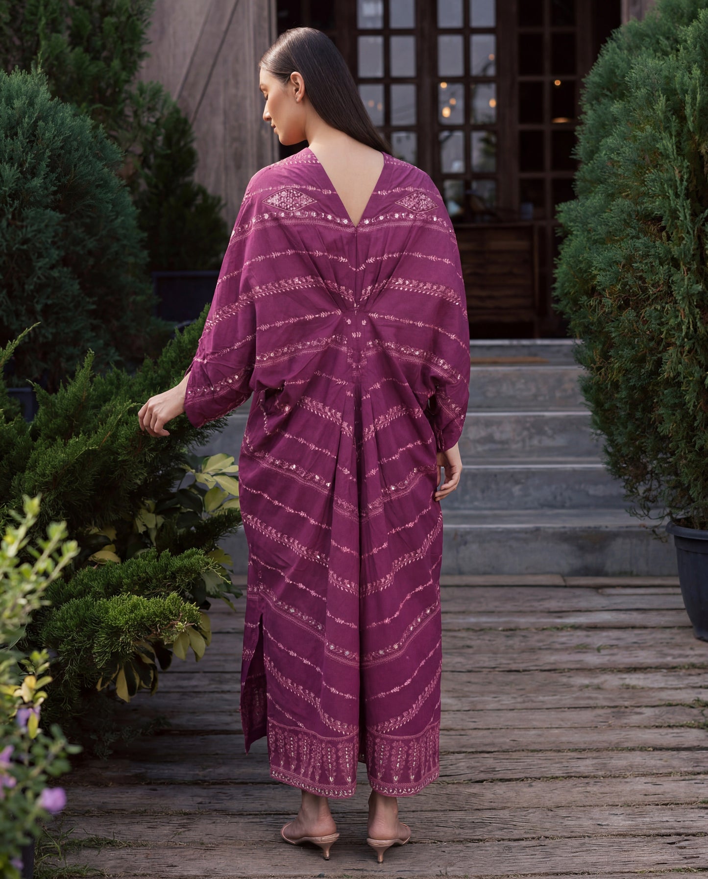 Ford Magenta Premium Fabric Pakistani Summer Dresses - Sahiba-clothing - 5