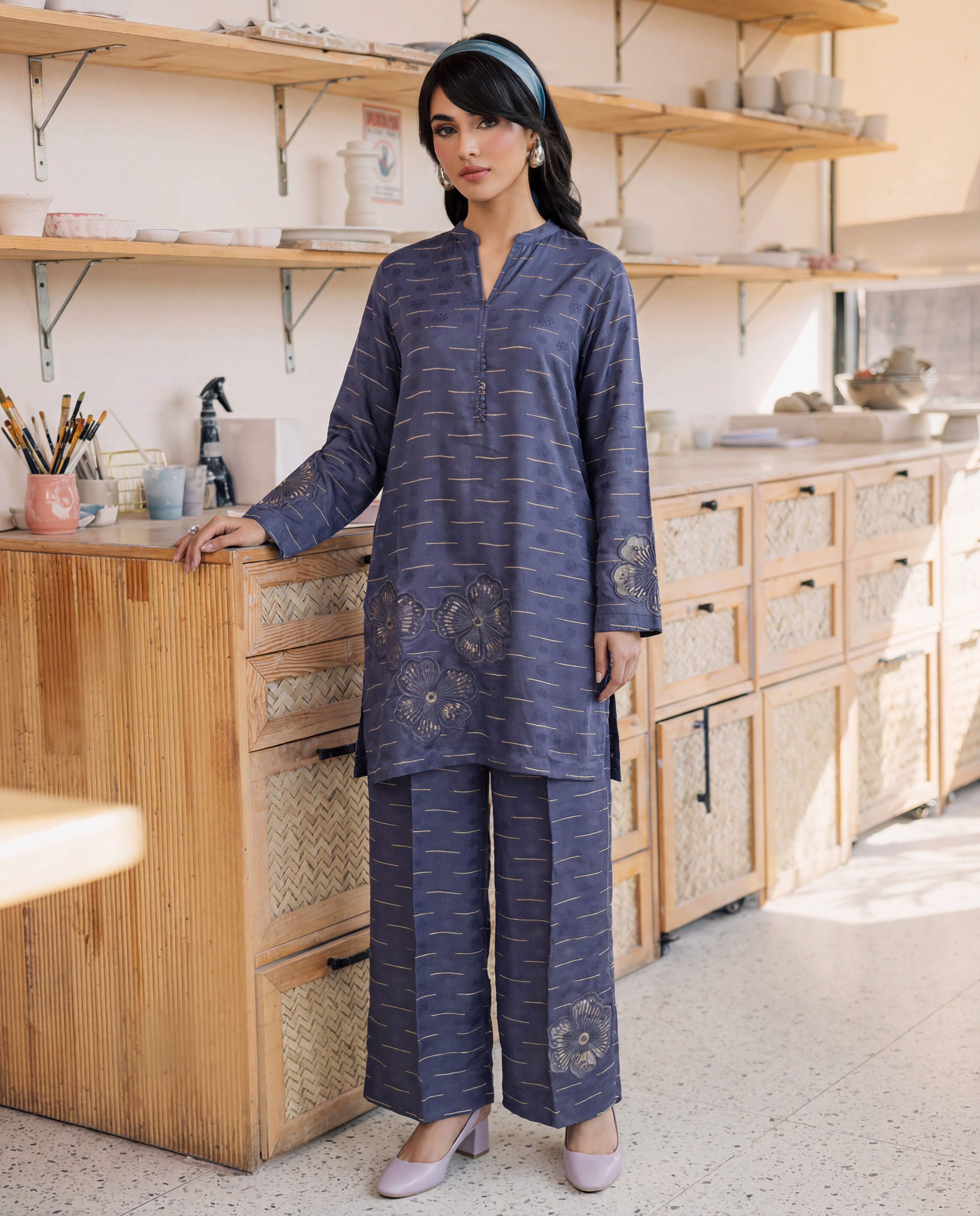 Aria Premium Fabric Pakistani Summer Dresses - Sahiba-clothing - 1