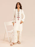 Fanni White Premium Fabric Pakistani Winter Dresses - Sahiba-clothing - 1