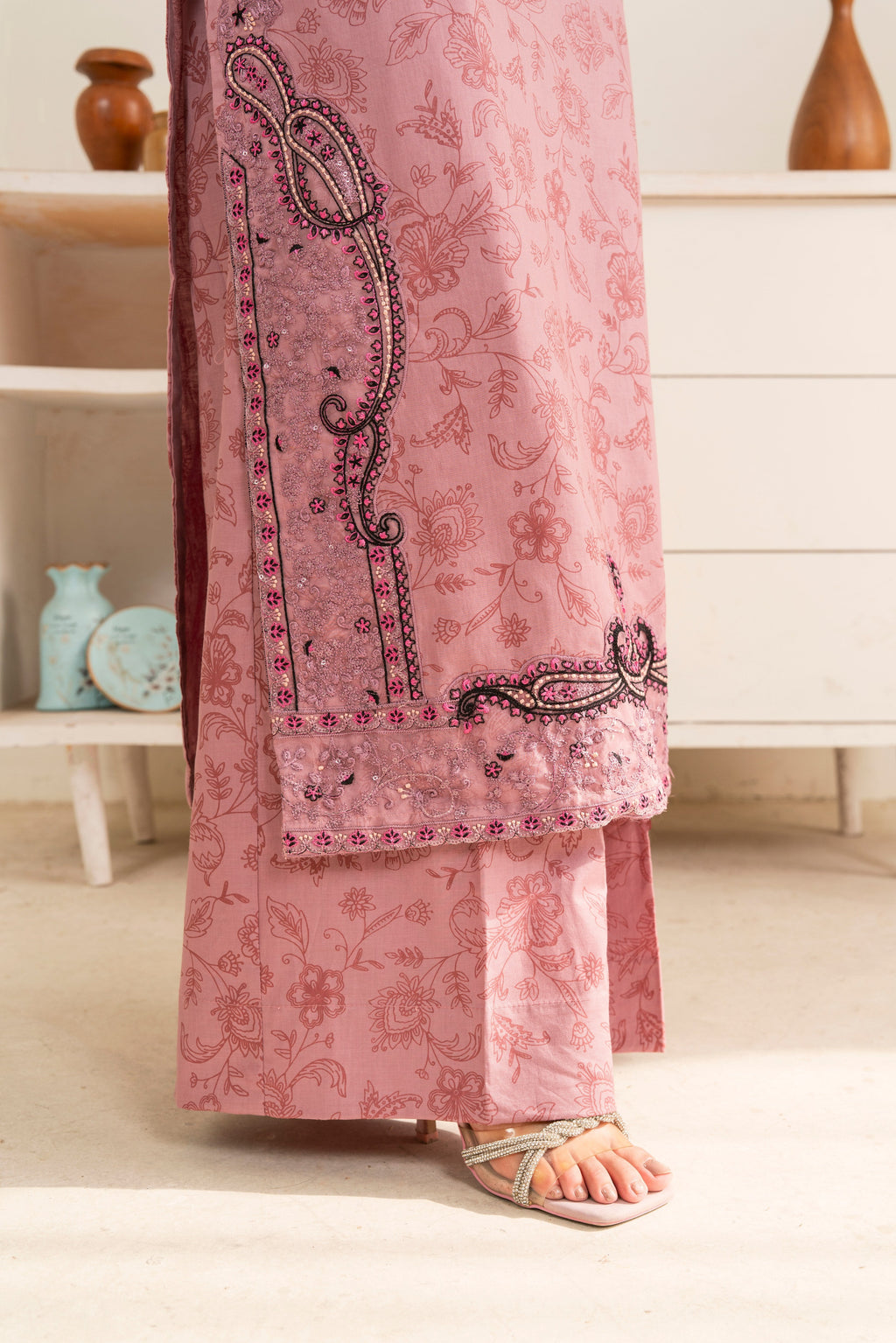 Minsa Premium Fabric Pakistani Summer Dresses - Sahiba-clothing - 3