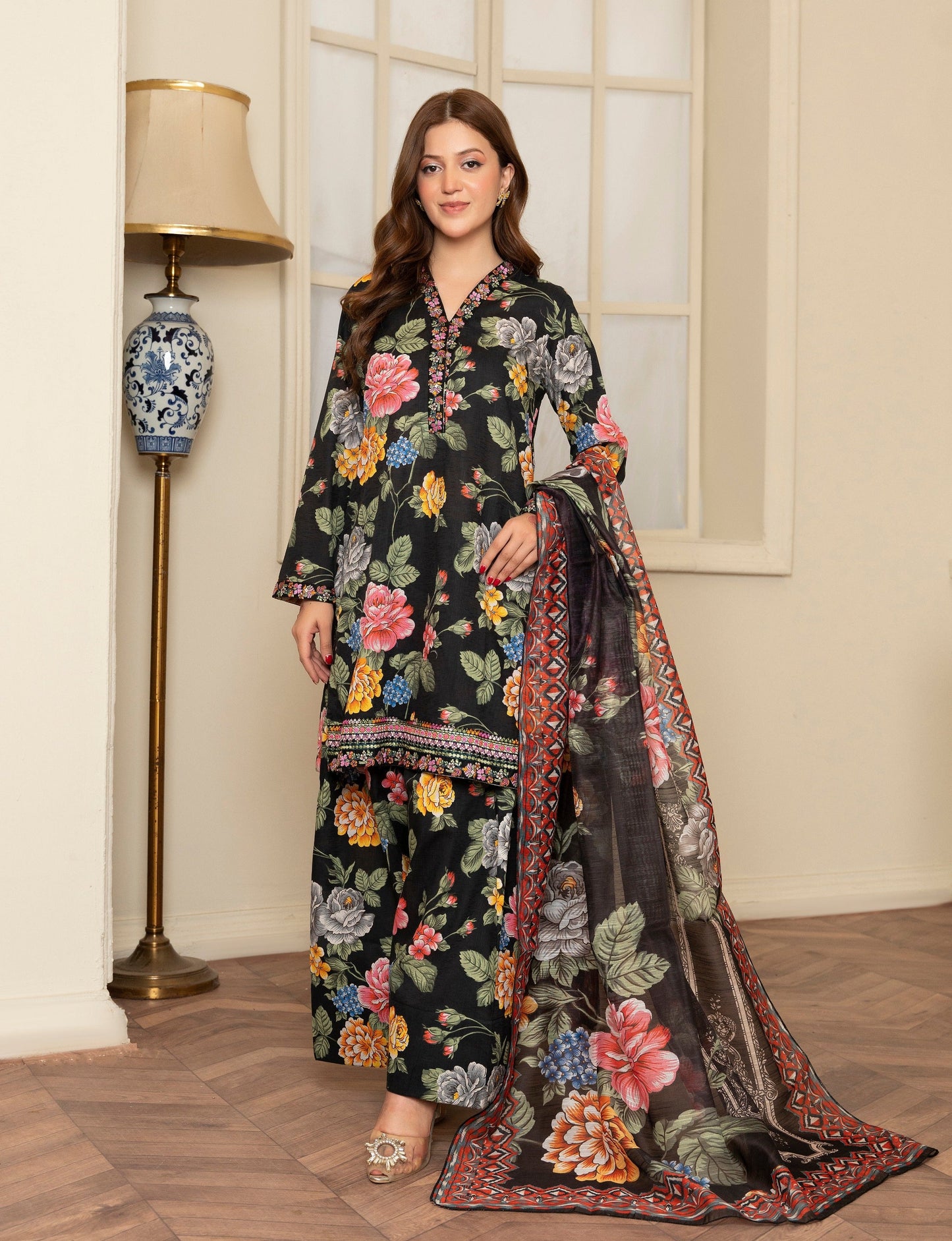 Laham Premium Fabric Pakistani Summer Dresses - Sahiba-clothing - 4