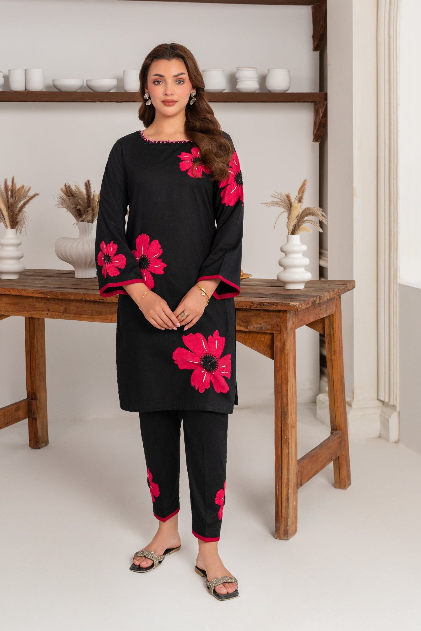 Haneen Premium Fabric Pakistani Summer Dresses - Sahiba-clothing - 1