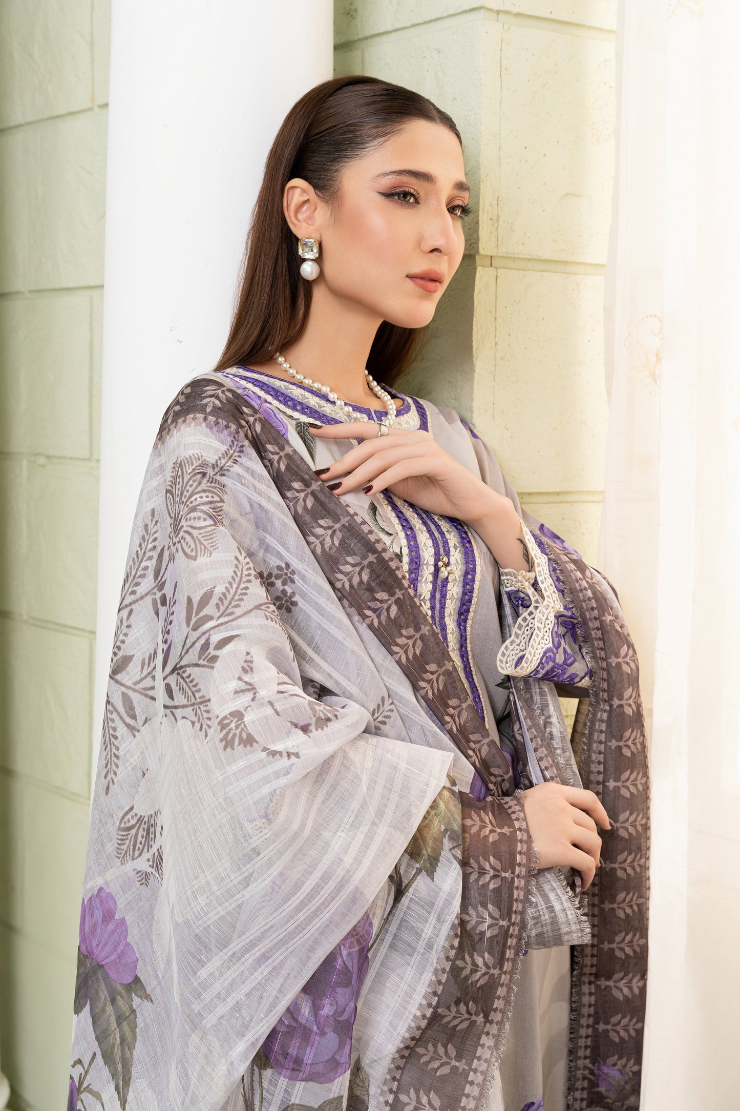 Luminous Premium Fabric Pakistani Summer Dresses - Sahiba-clothing - 5