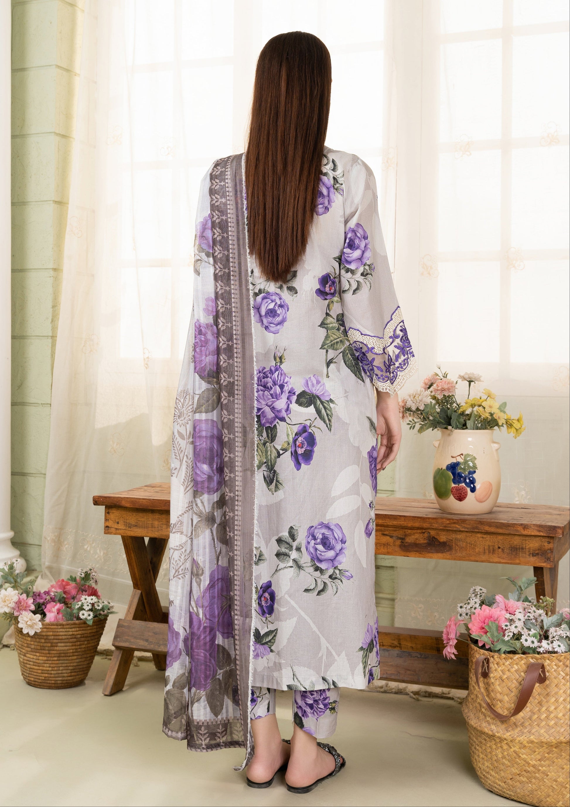 Luminous Premium Fabric Pakistani Summer Dresses - Sahiba-clothing - 2