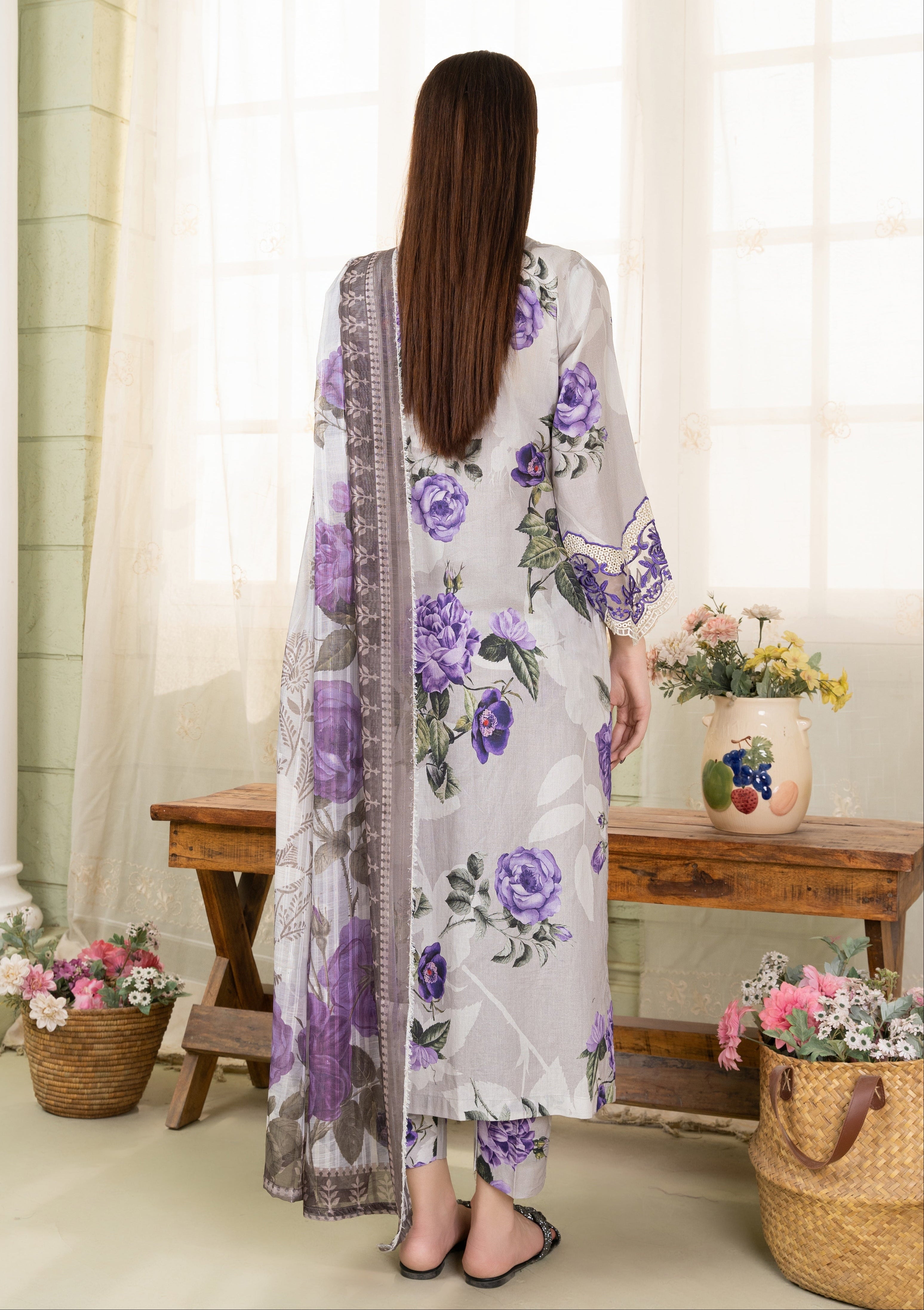 Luminous Premium Fabric Pakistani Summer Dresses - Sahiba-clothing - 2