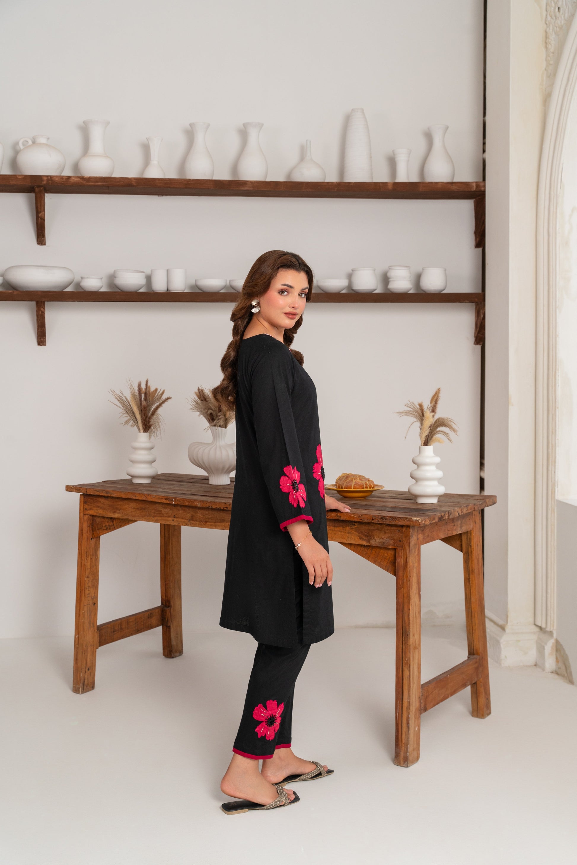 Haneen Premium Fabric Pakistani Summer Dresses - Sahiba-clothing - 4
