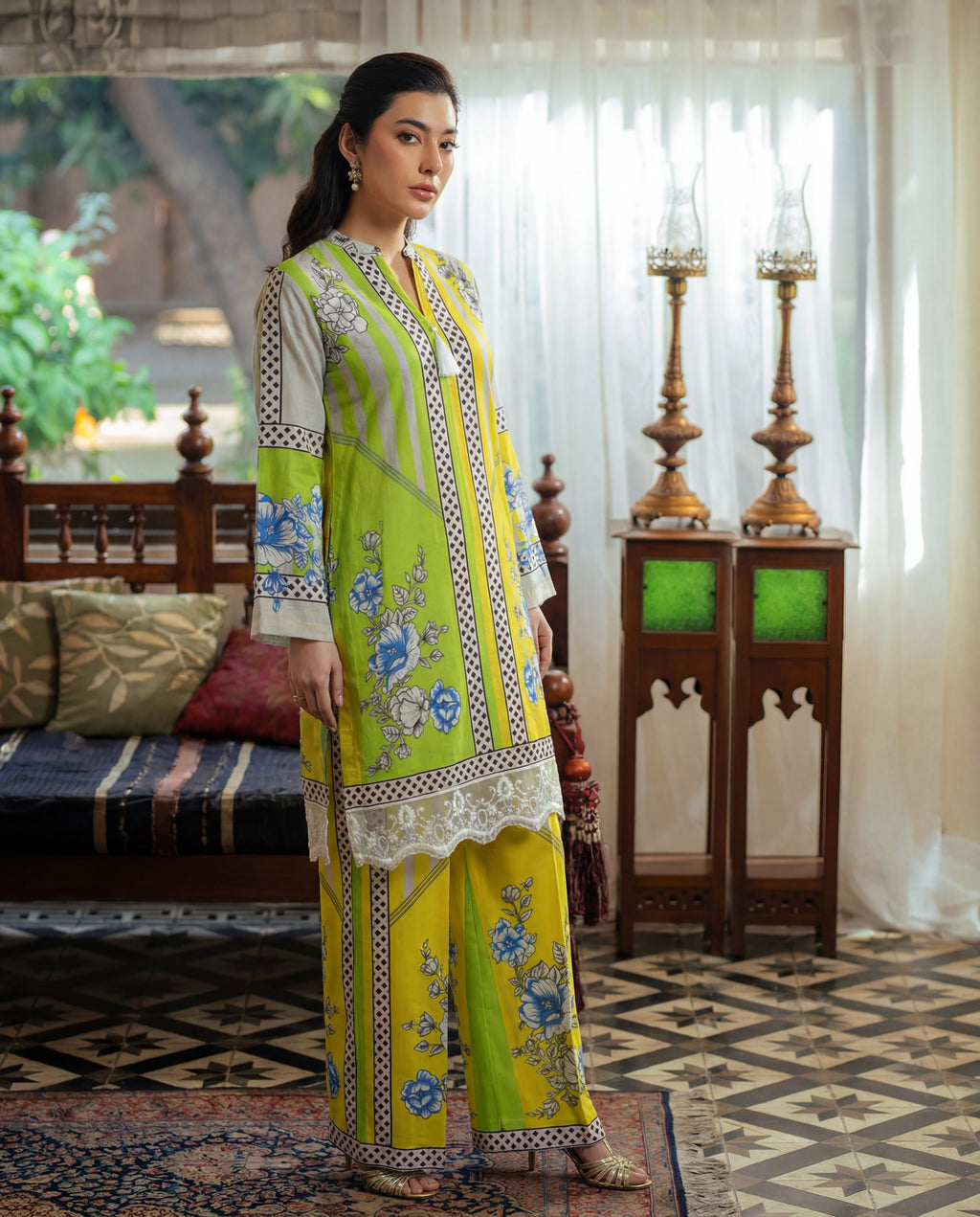 Raunak Premium Fabric Pakistani Summer Dresses - Sahiba-clothing - 6