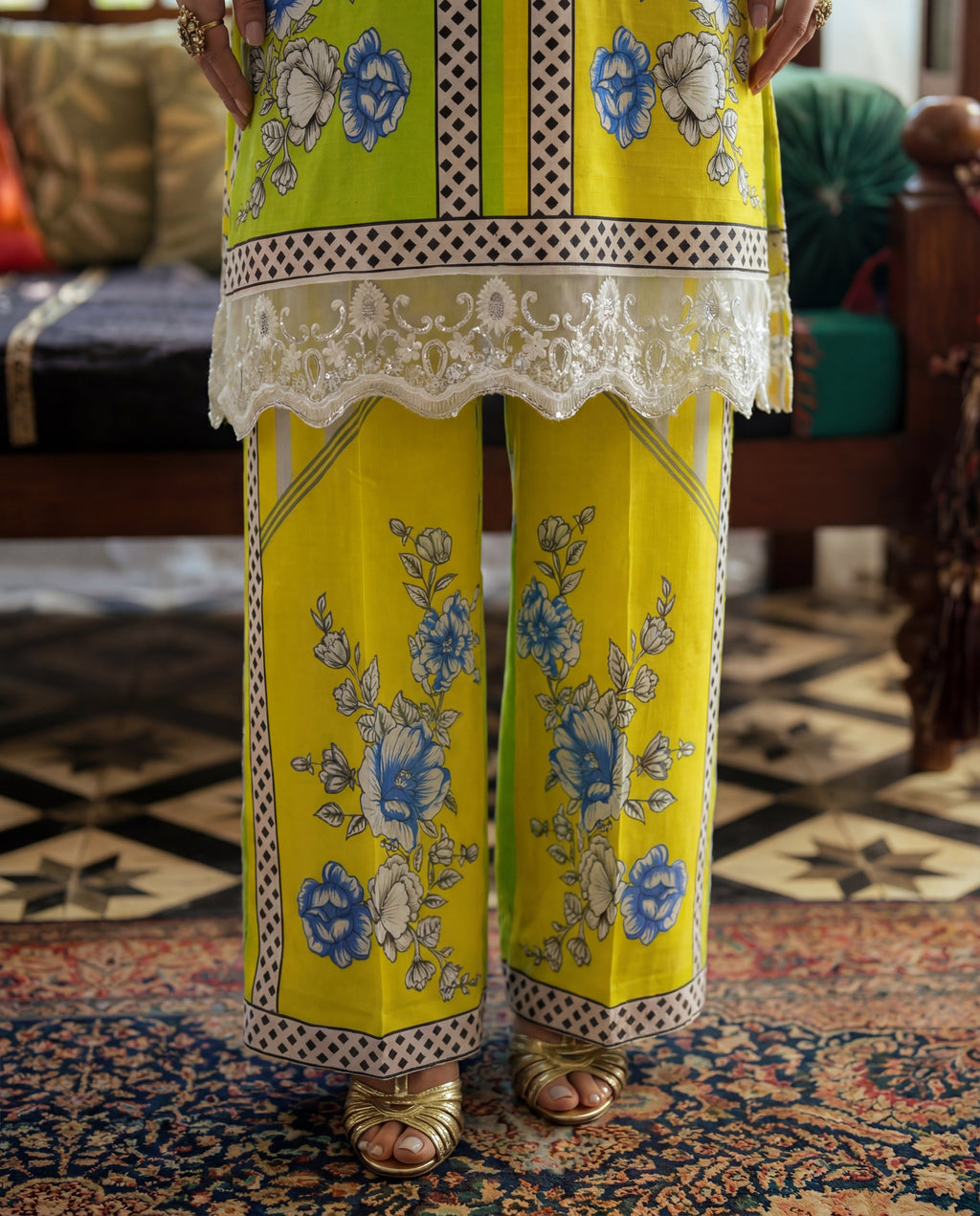 Raunak Premium Fabric Pakistani Summer Dresses - Sahiba-clothing - 4