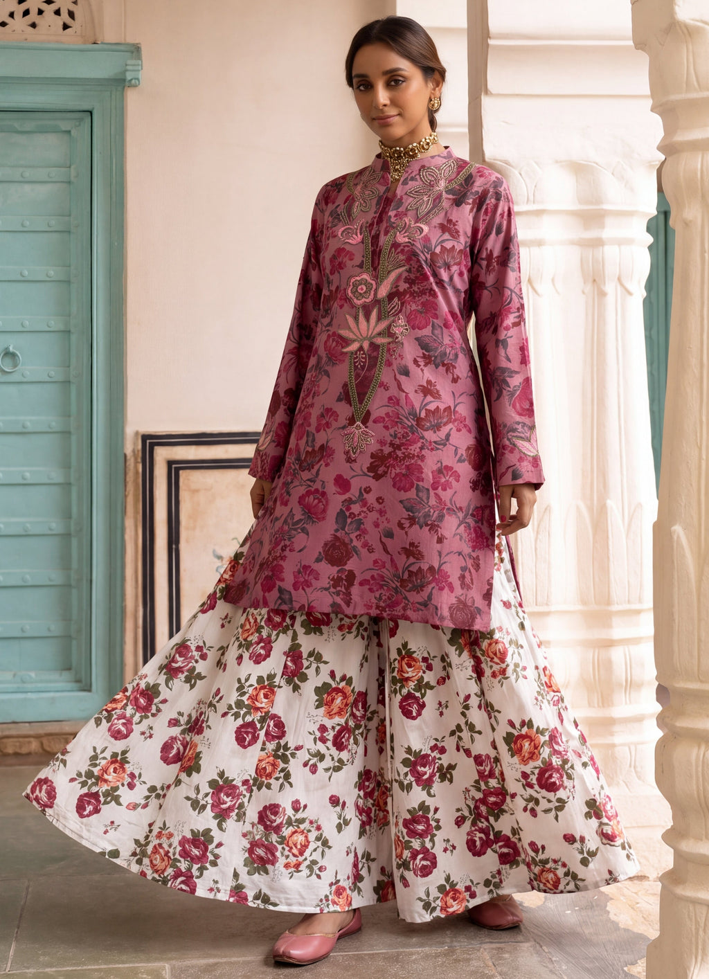 Aatishbaan Premium Fabric Pakistani Summer Dresses - Sahiba-clothing - 1
