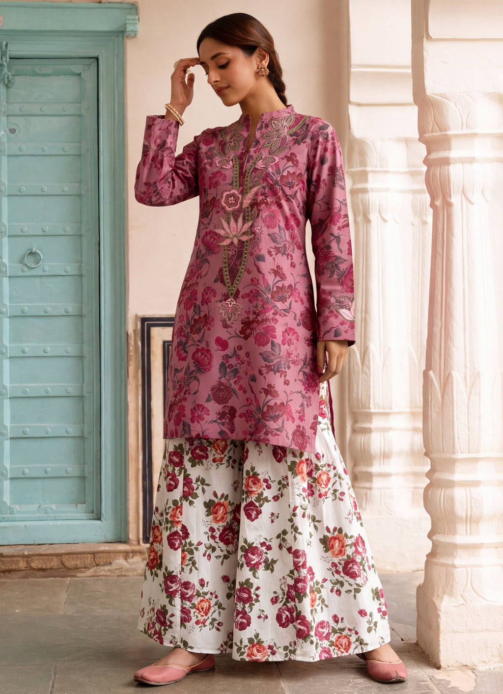Aatishbaan Premium Fabric Pakistani Summer Dresses - Sahiba-clothing - 5
