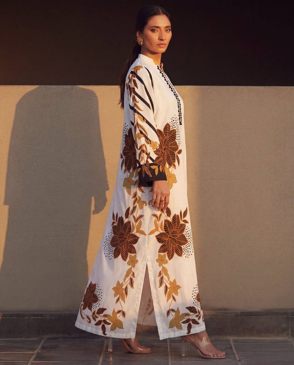 Bahar-e-Safed Premium Fabric Pakistani Summer Dresses - Sahiba-clothing - 4