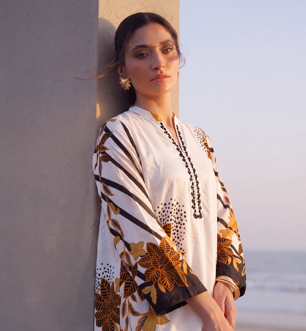 Bahar-e-Safed Premium Fabric Pakistani Summer Dresses - Sahiba-clothing - 3