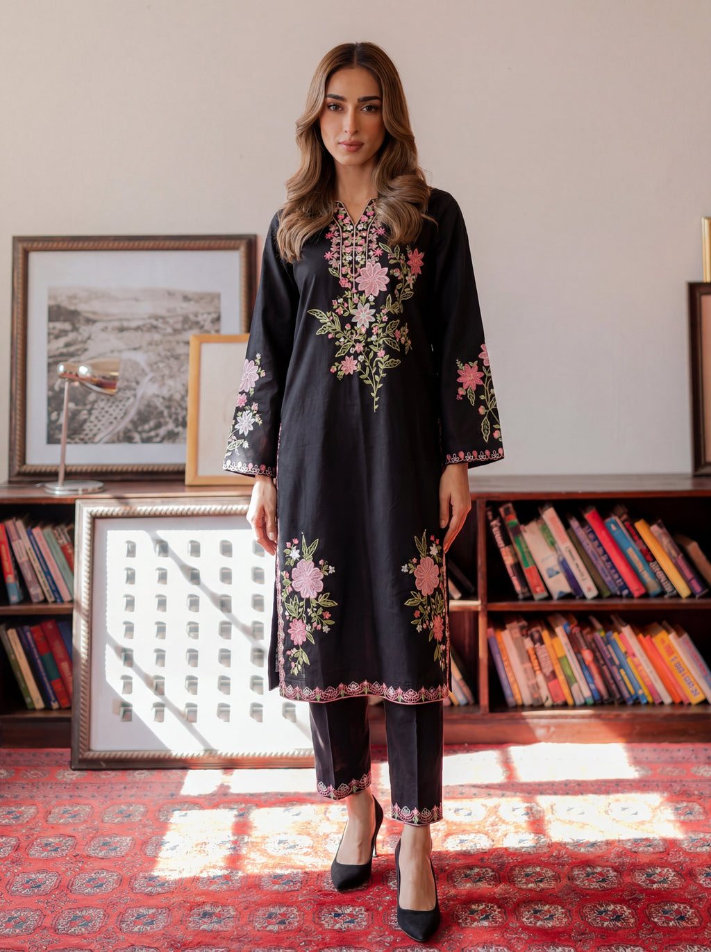 Zehraab Premium Fabric Pakistani Winter Dresses - Sahiba-clothing - 3